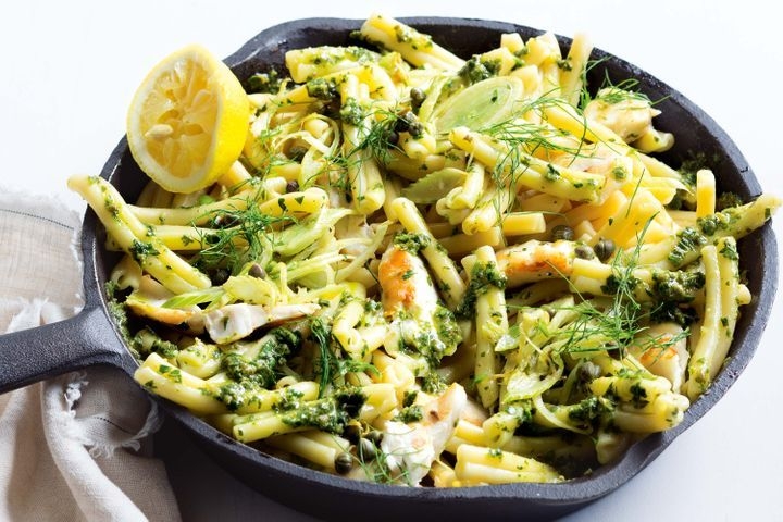 Creamy Tilapia Fusilli 