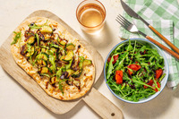 Flammekueche au halloumi