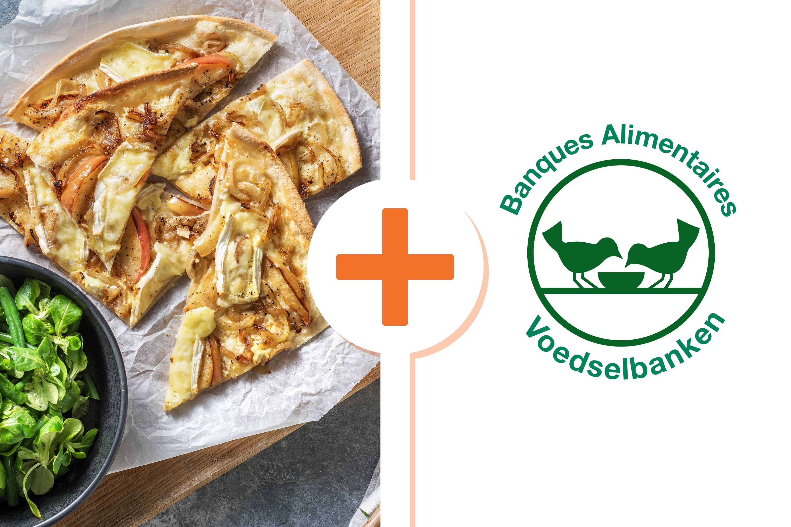 Flammkuchen met brie en appel