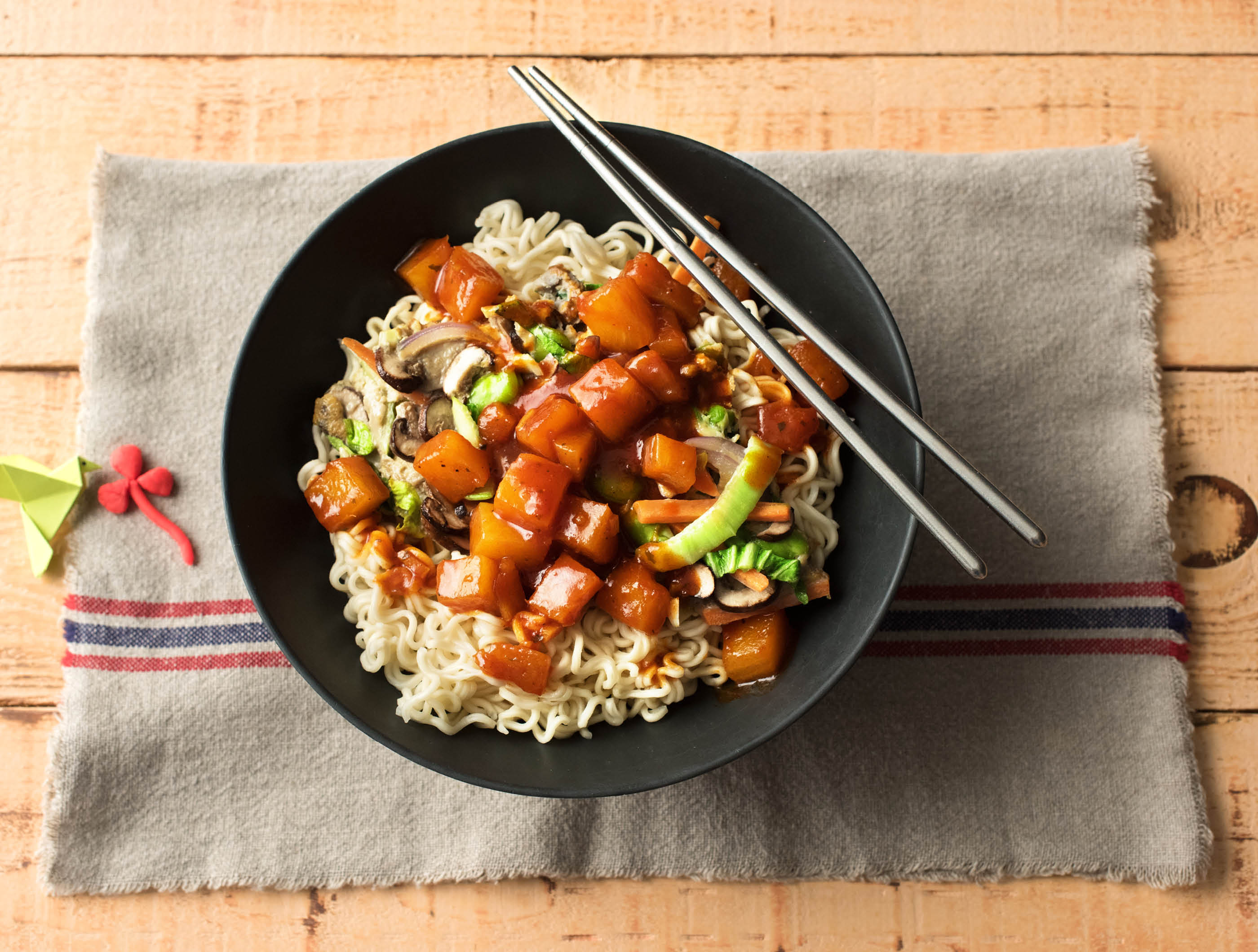 Foe yong hai met Oosterse groenten