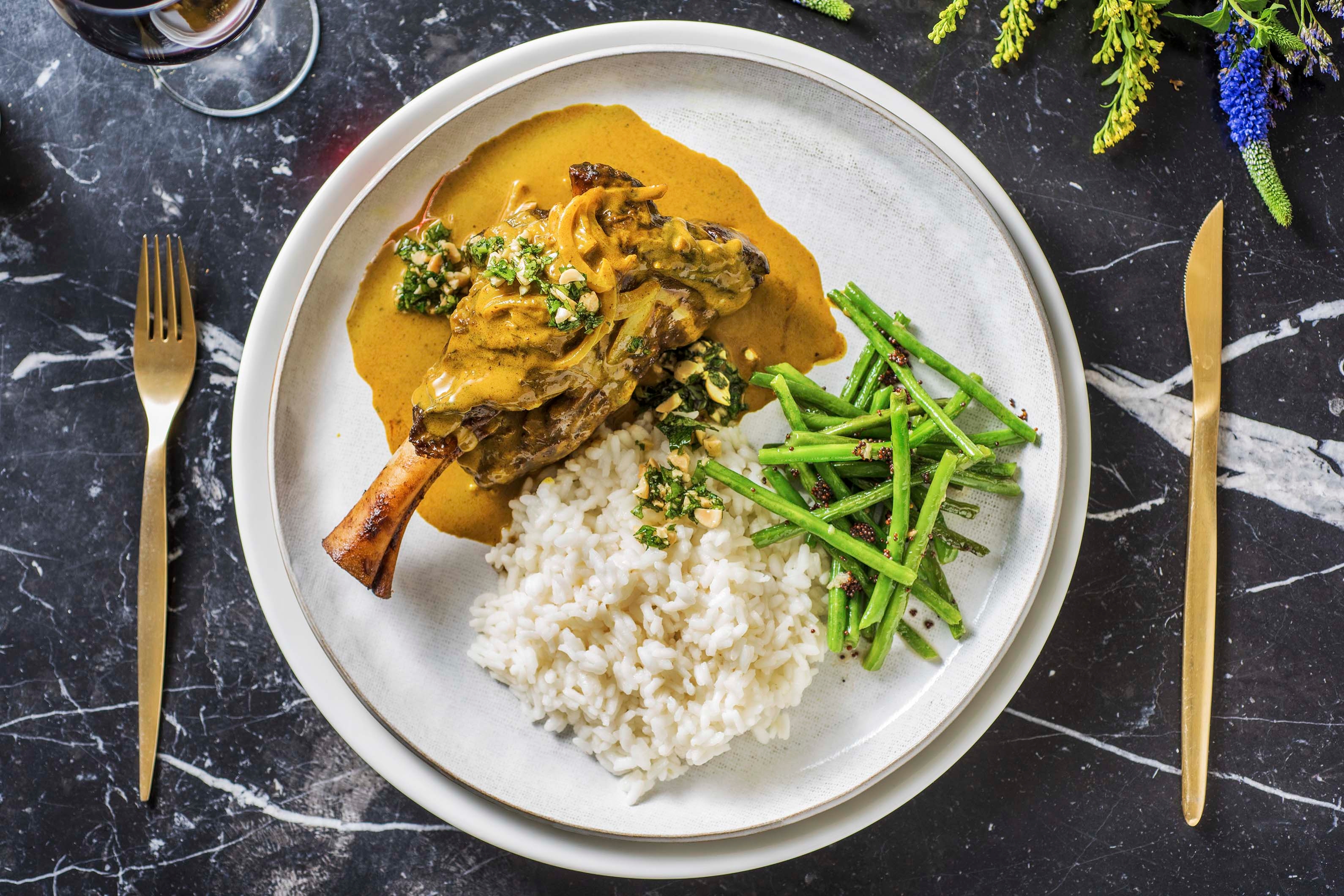 Fragrant Lamb Shank Korma