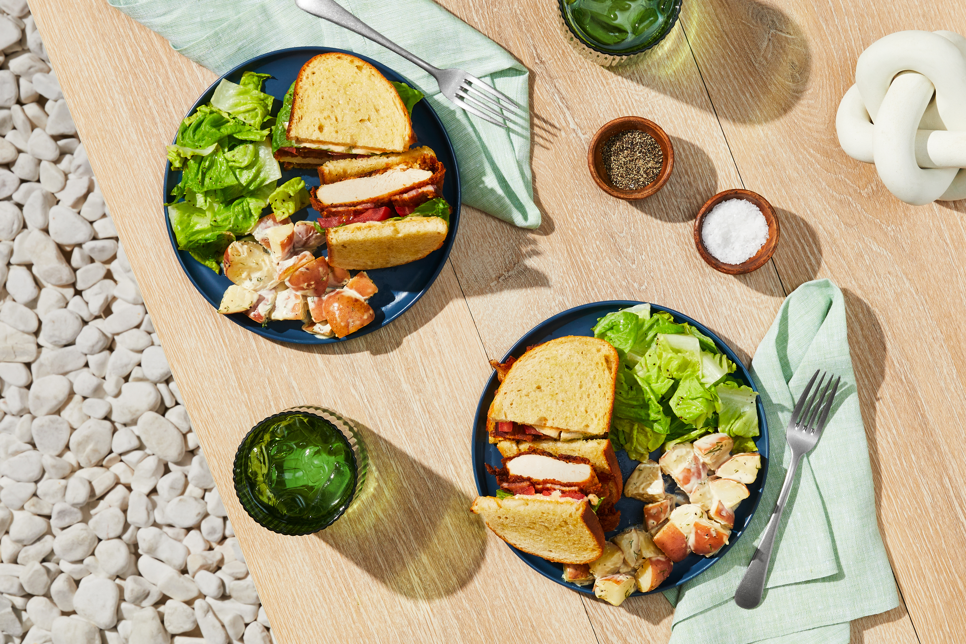 Fried Chicken BLT Sandwiches