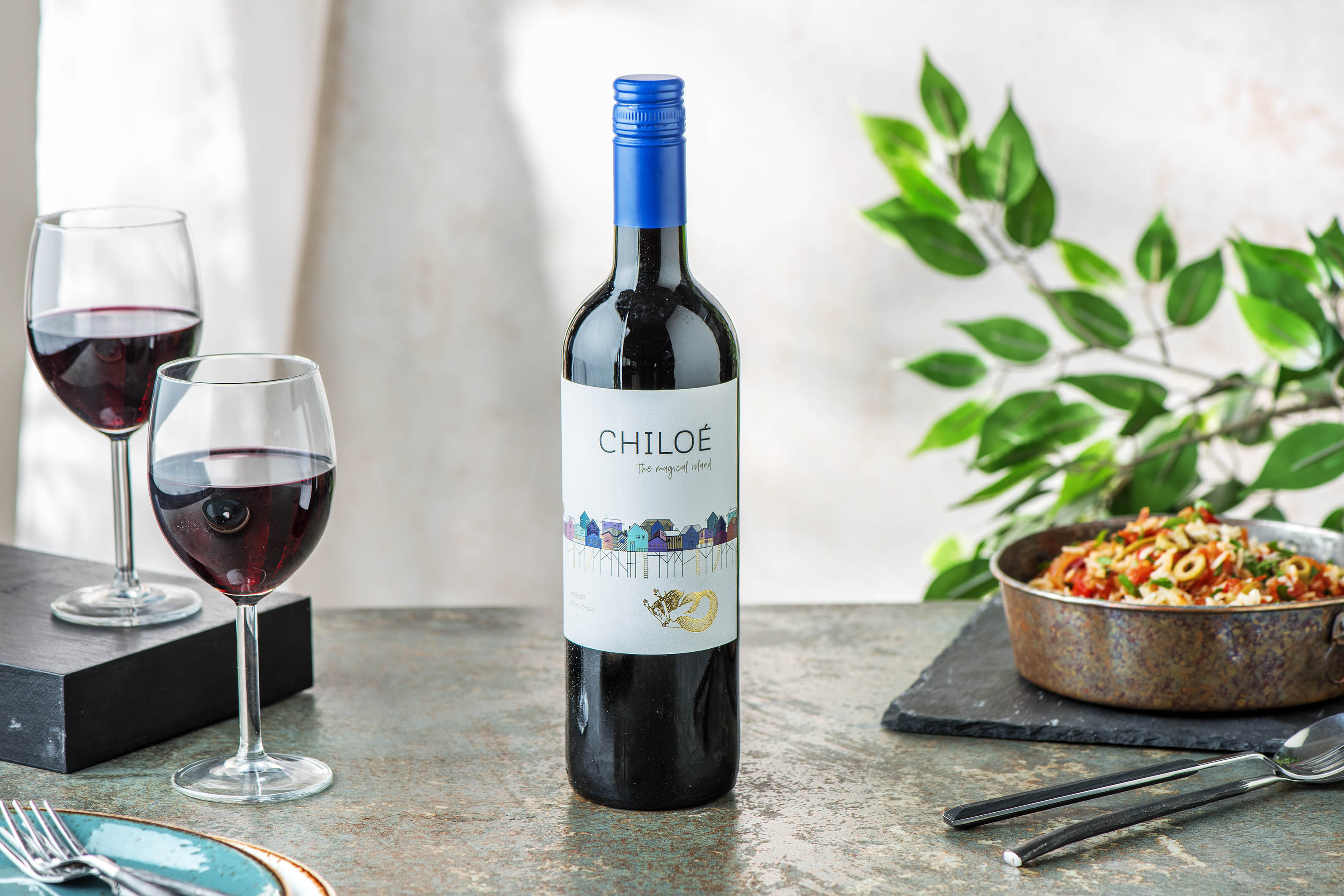 Fruitige rode wijn - Chili