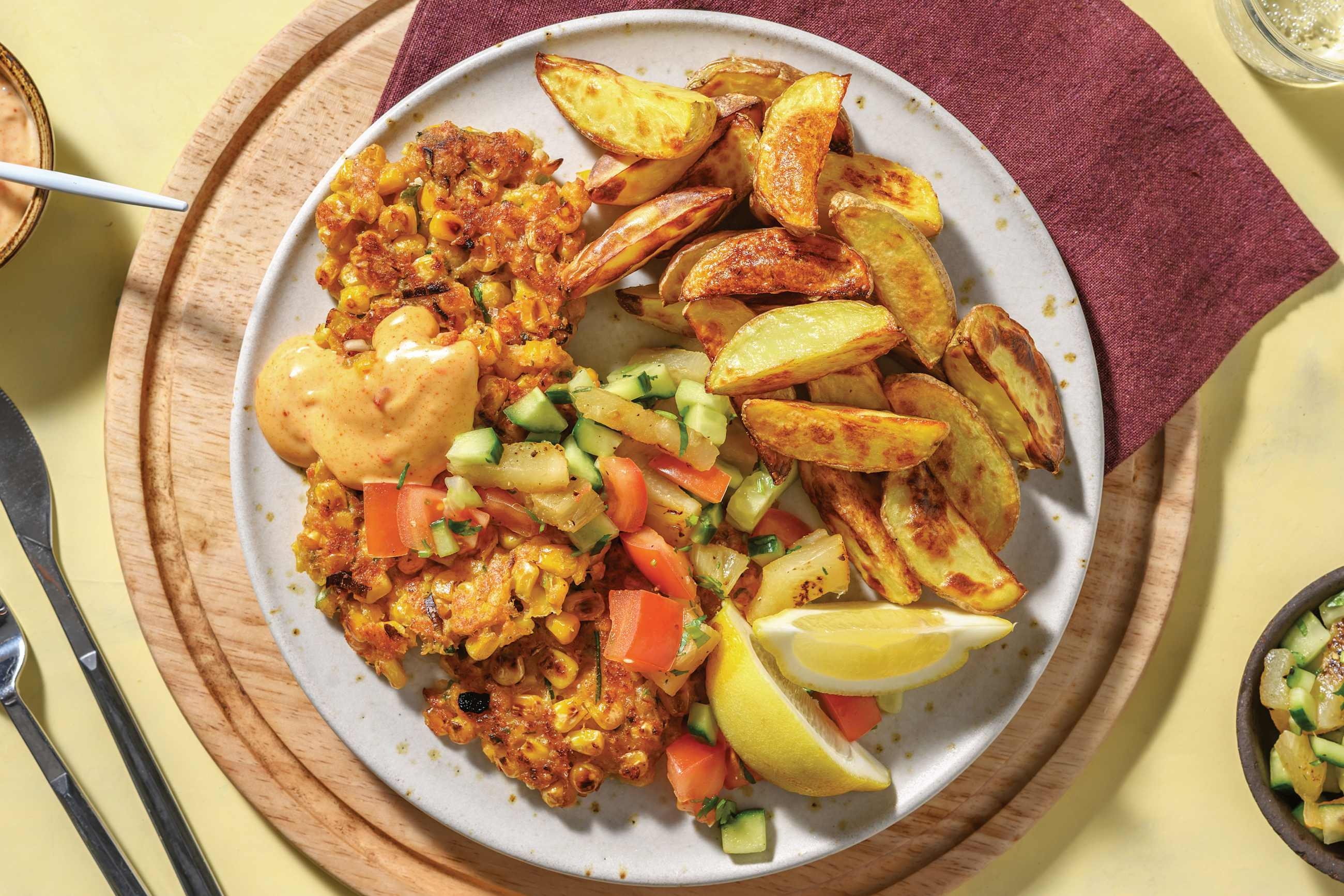 FTC Island Bay Corn Fritters