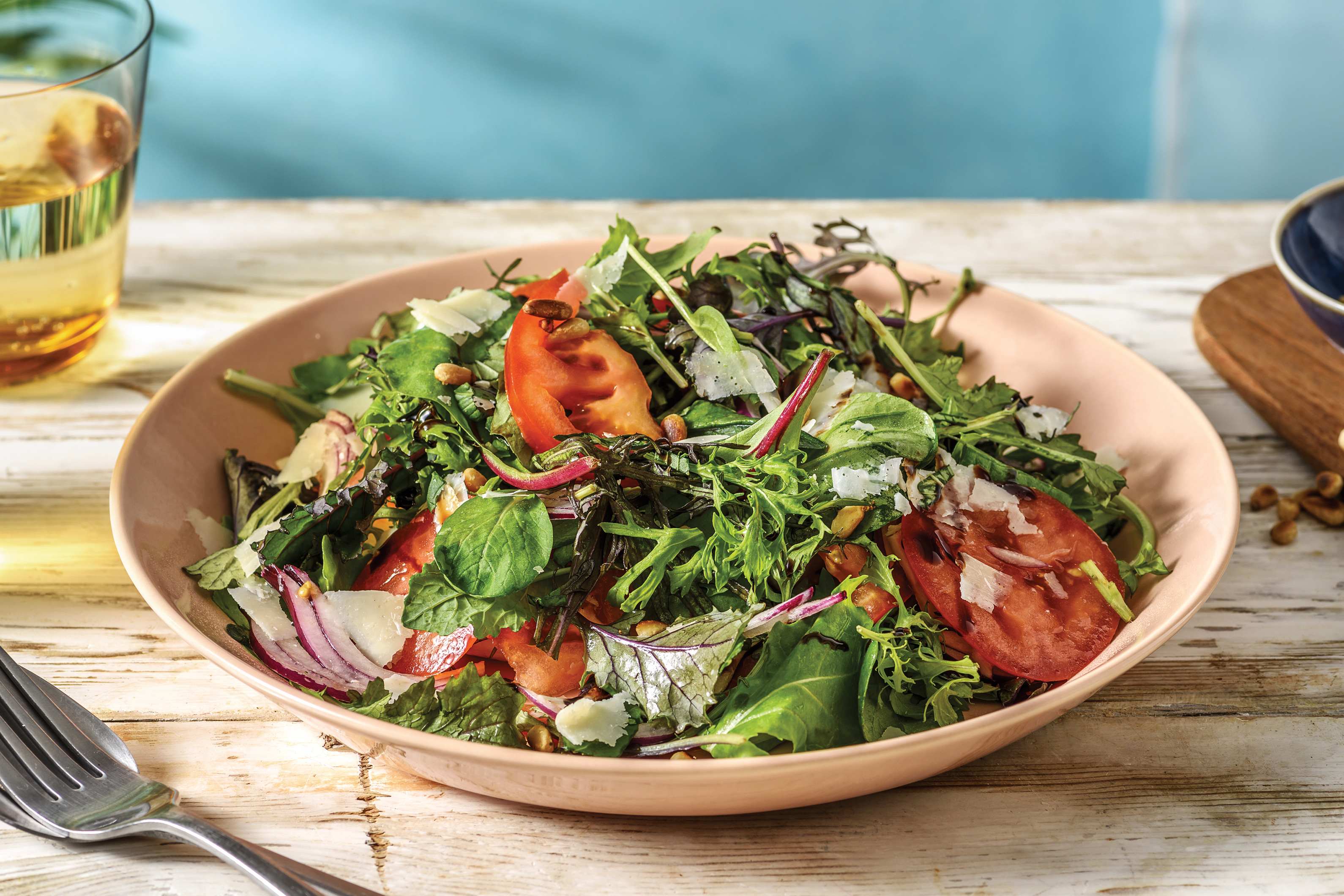 Italian Tomato Green Salad