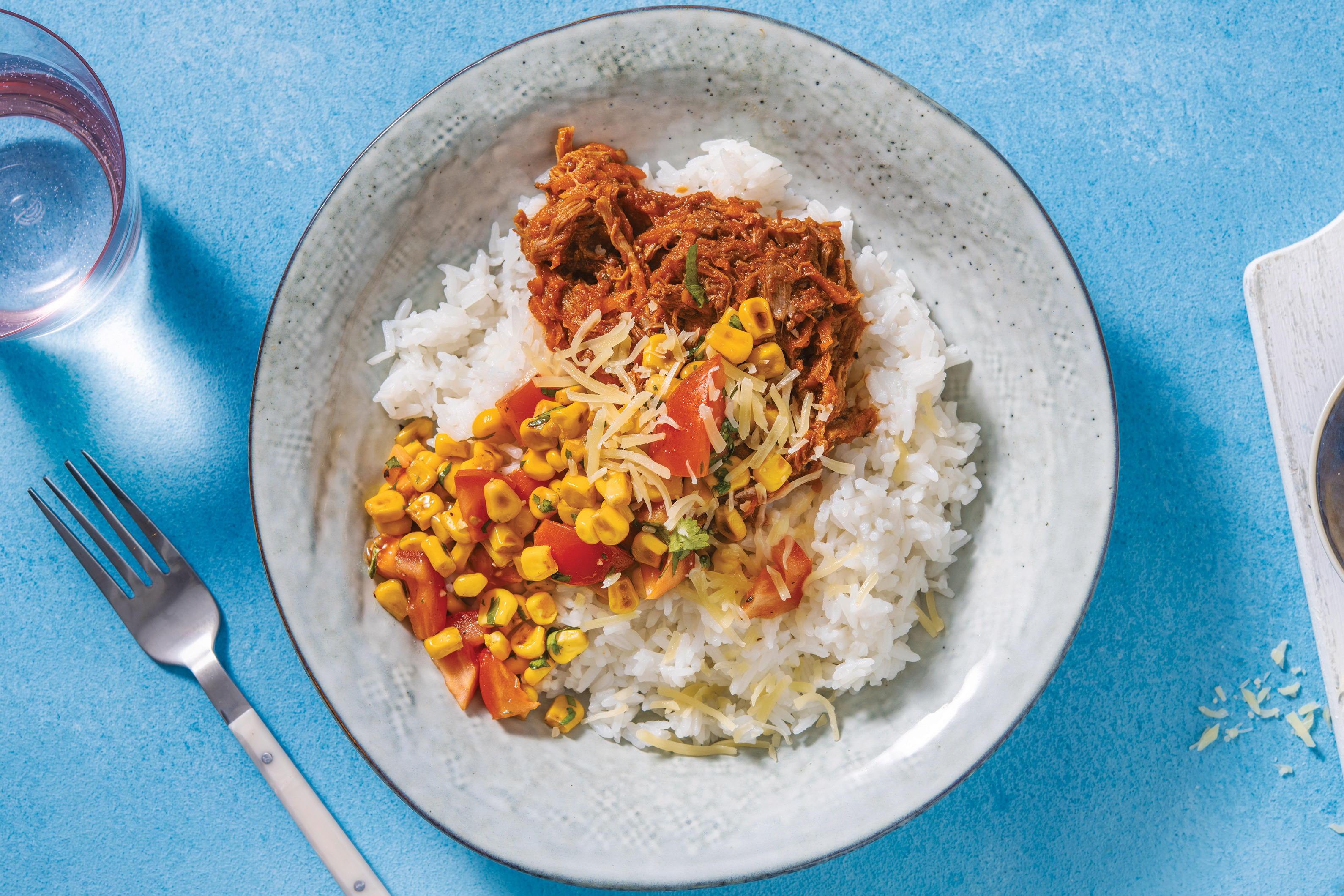 Tex-Mex Pulled Beef Burrito Bowl