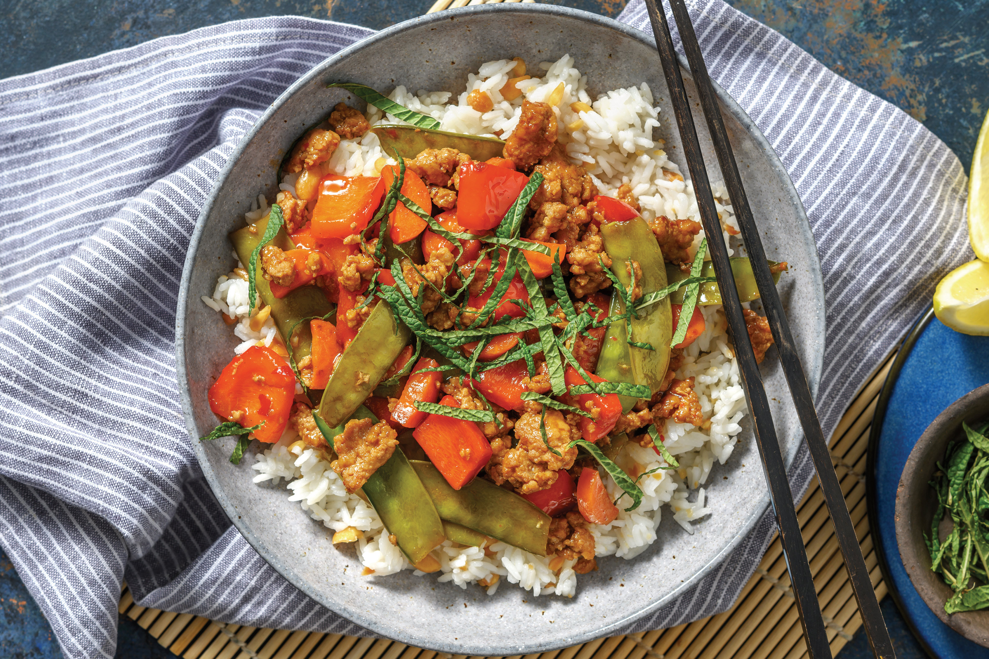 Thai Sweet Chilli Pork Bowl