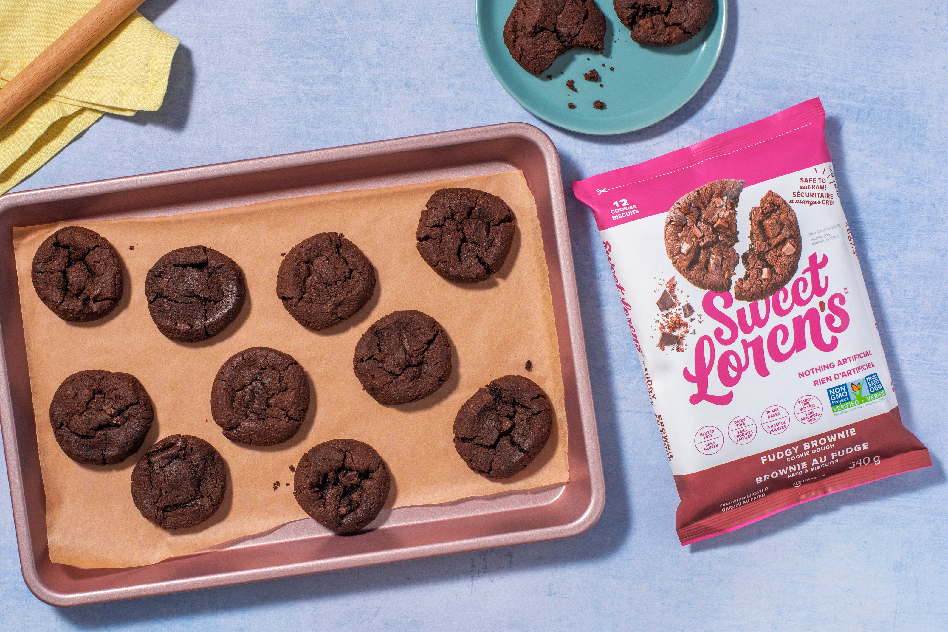 Sweet Loren's Fudgy Brownie Cookie Dough as an extra