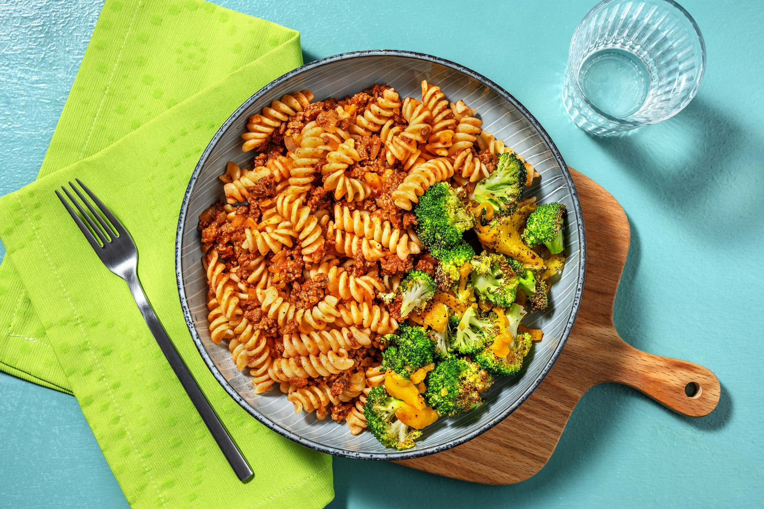 Cheesy Hamburger Fusilli
