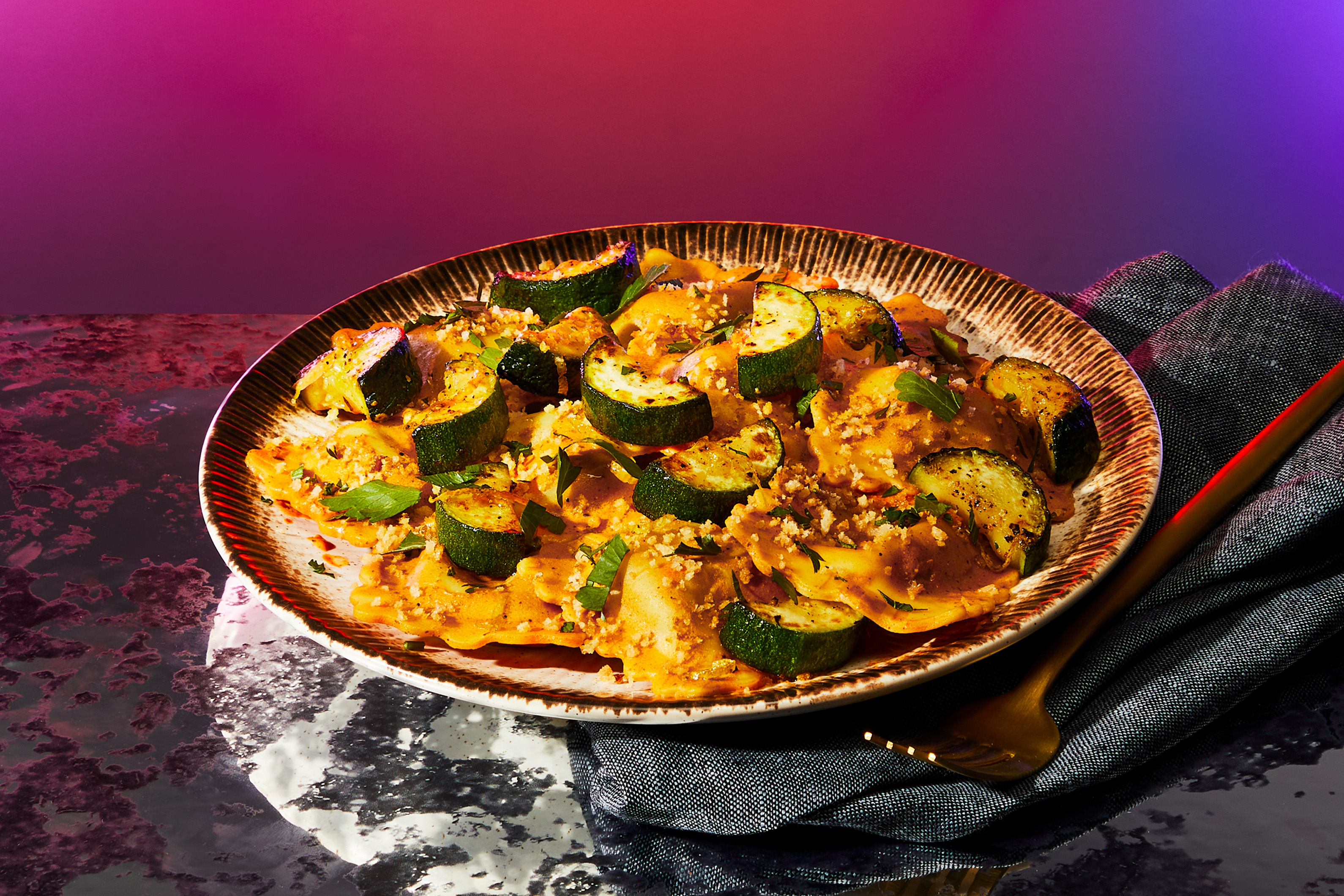 Galaxy Greens Ricotta Ravioli