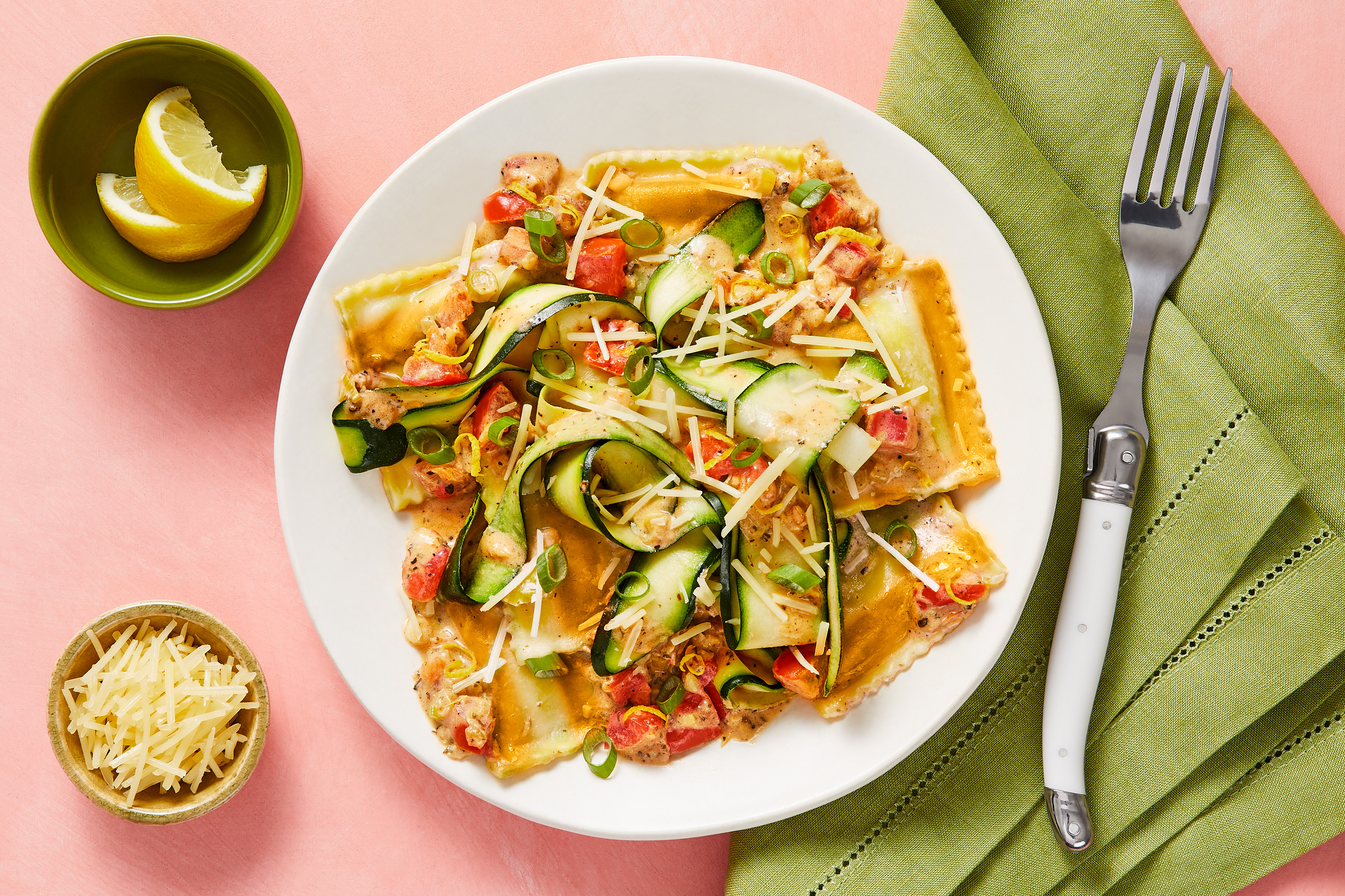 Garden Mushroom-Stuffed Ravioli