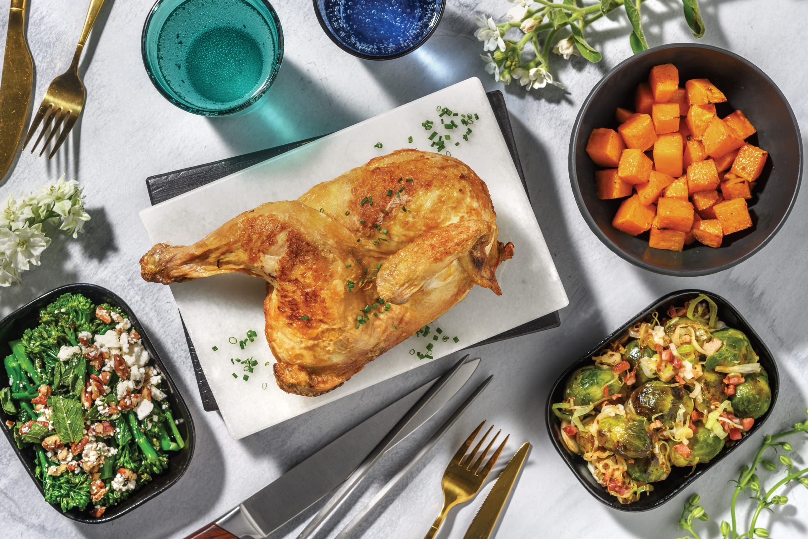 Garlic Butter Roasted Chicken