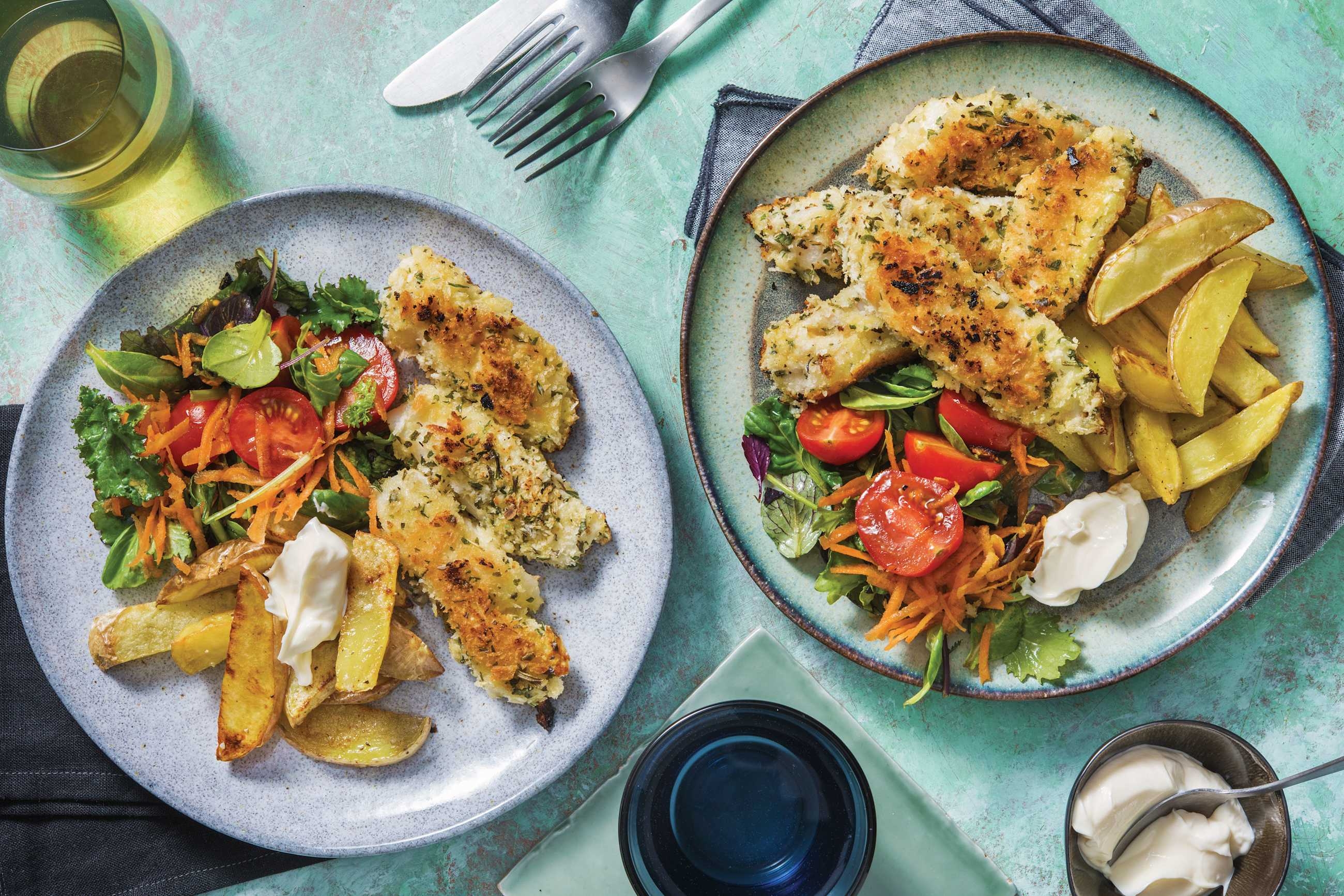 NZ Garlic & Herb Crumbed Fish Fingers