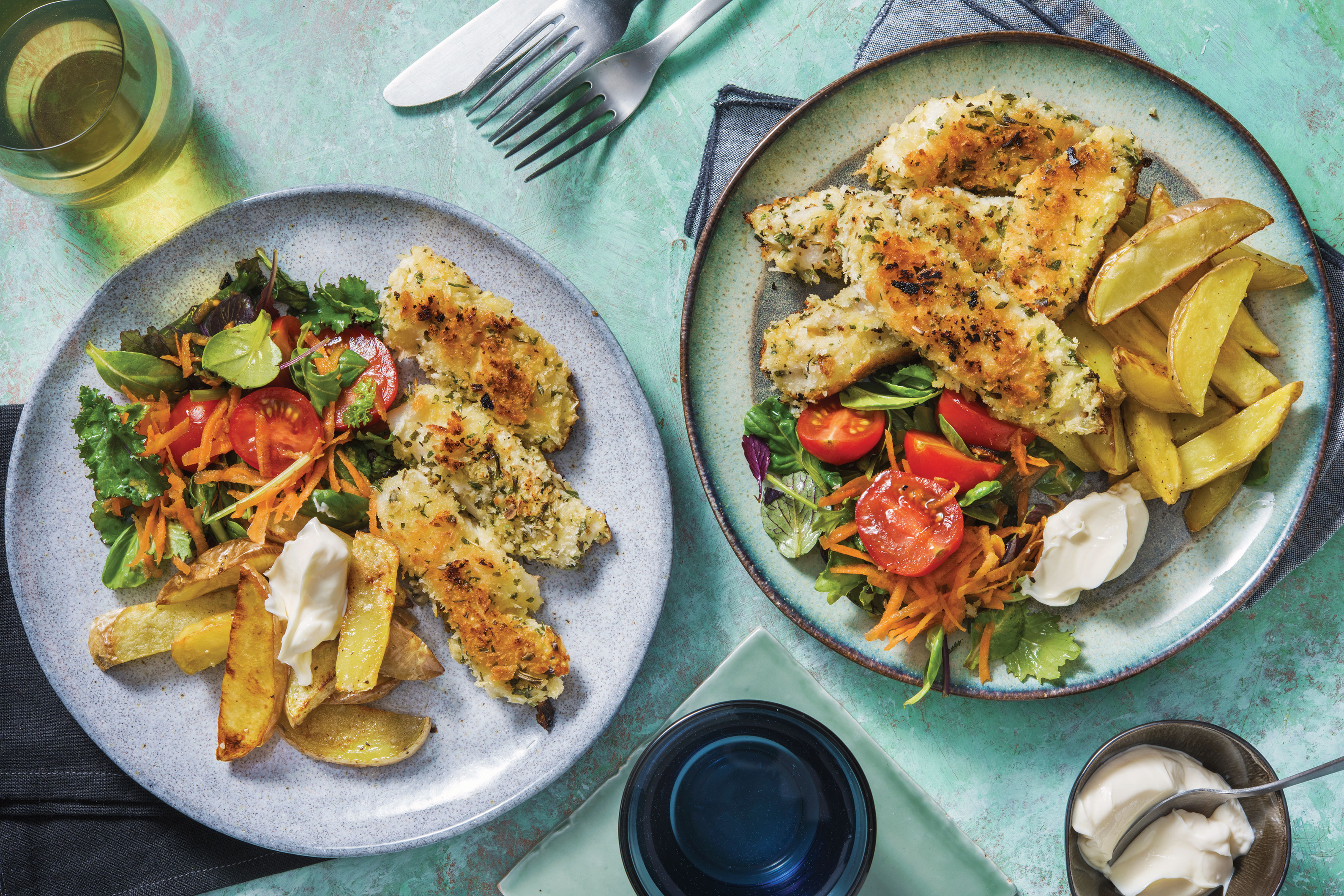 Garlic & Herb Crumbed Fish Fingers