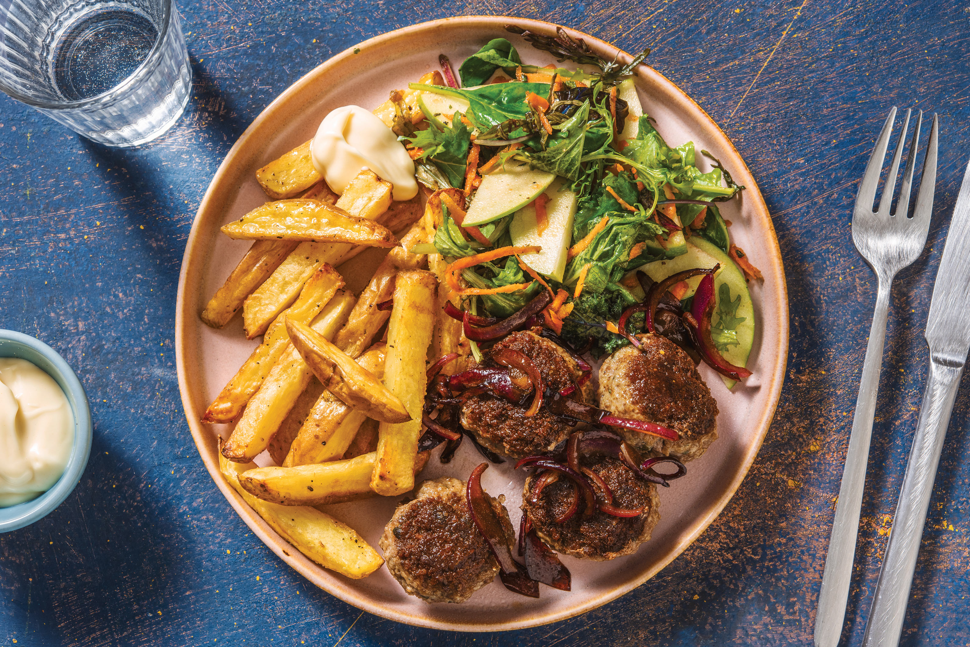 Garlic & Herb Parmesan Beef Rissoles