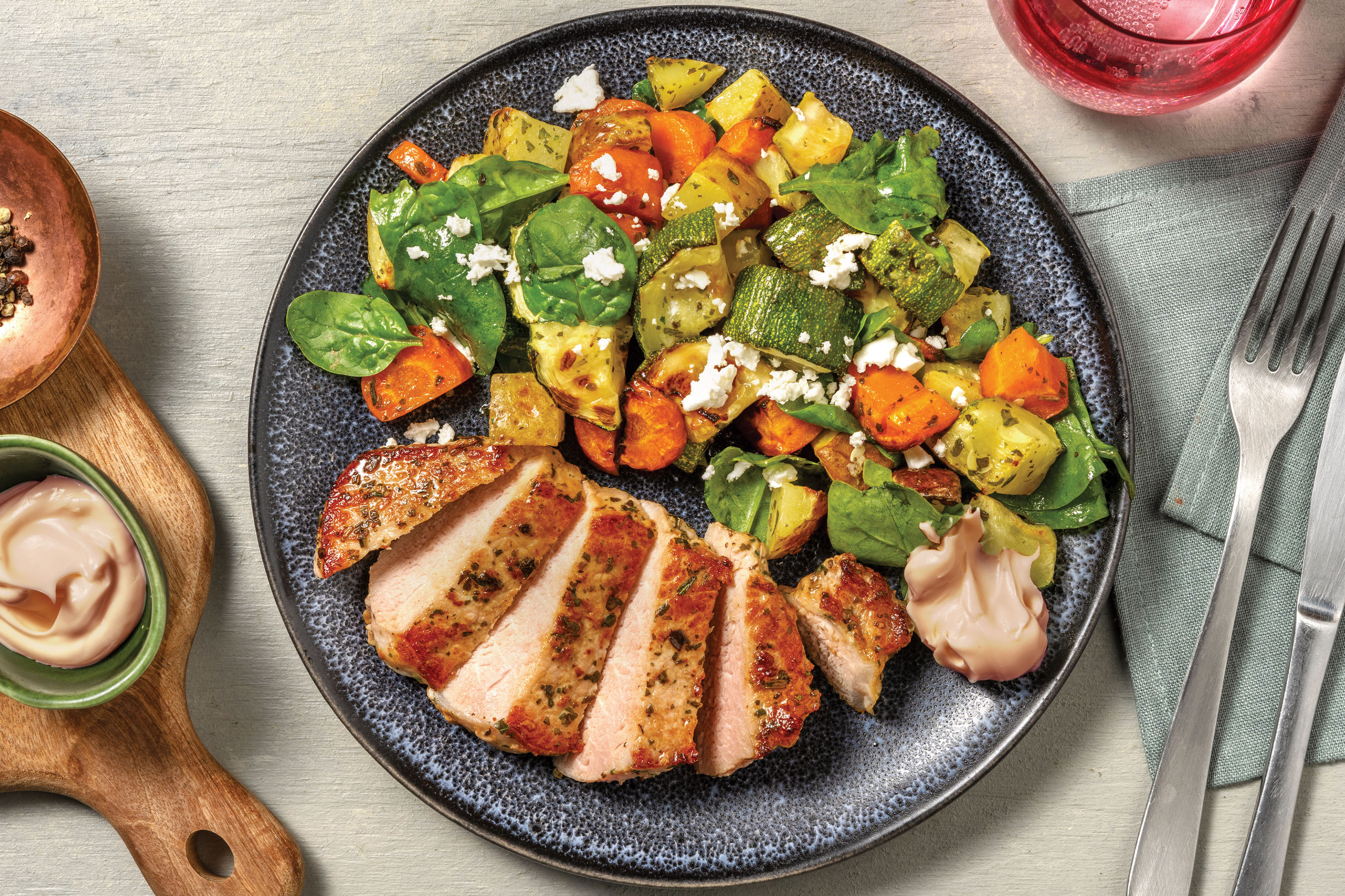 Garlic & Honey Pork Steaks