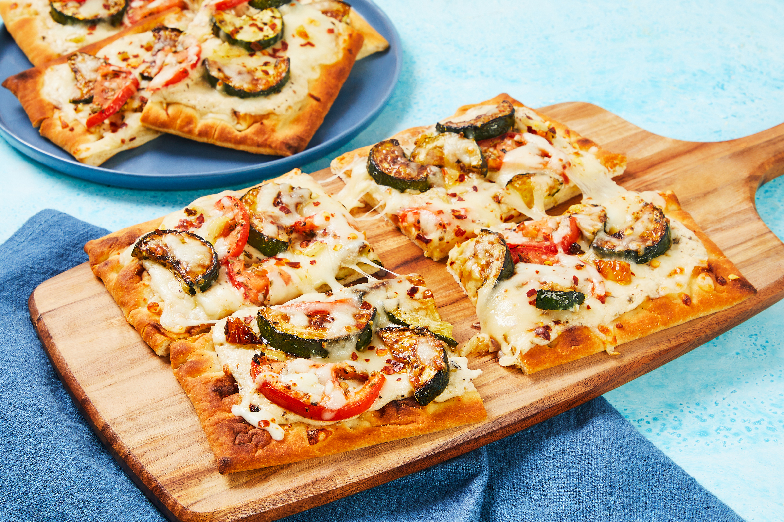 Garlicky White Sauce Flatbreads