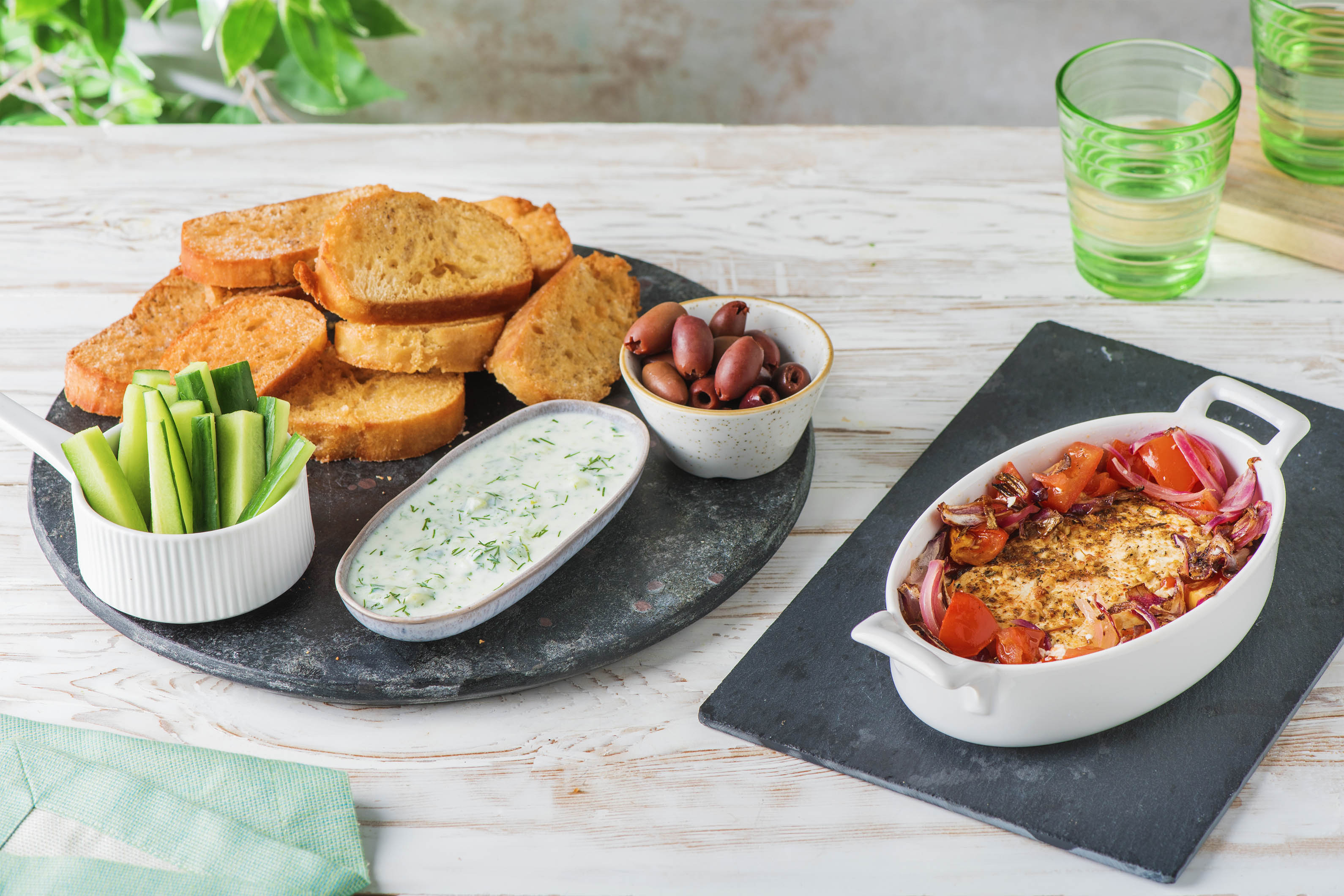 Gebackener Hirtenkäse