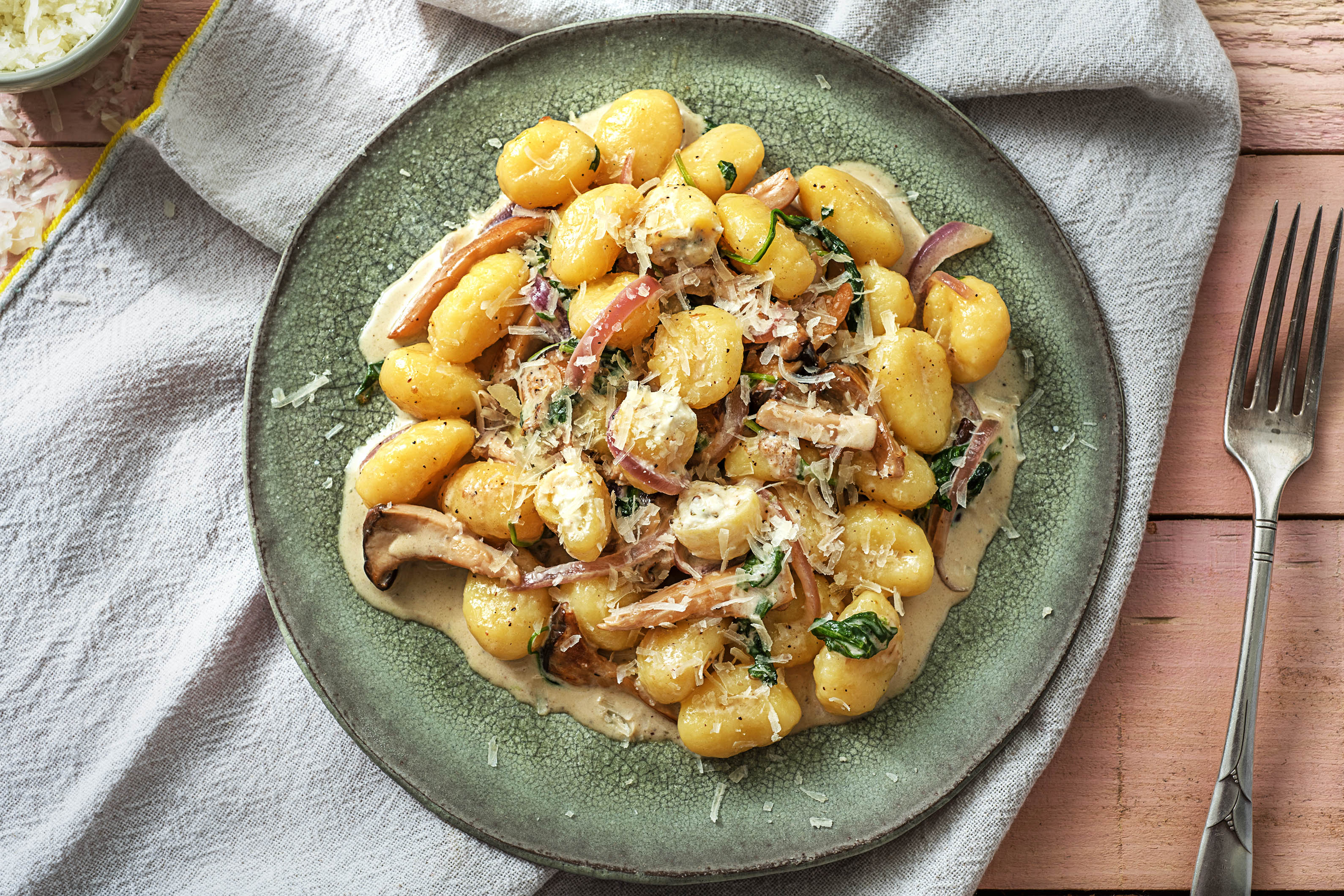 Gefüllte Gnocchi mit Hirtenkäse & Thymian
