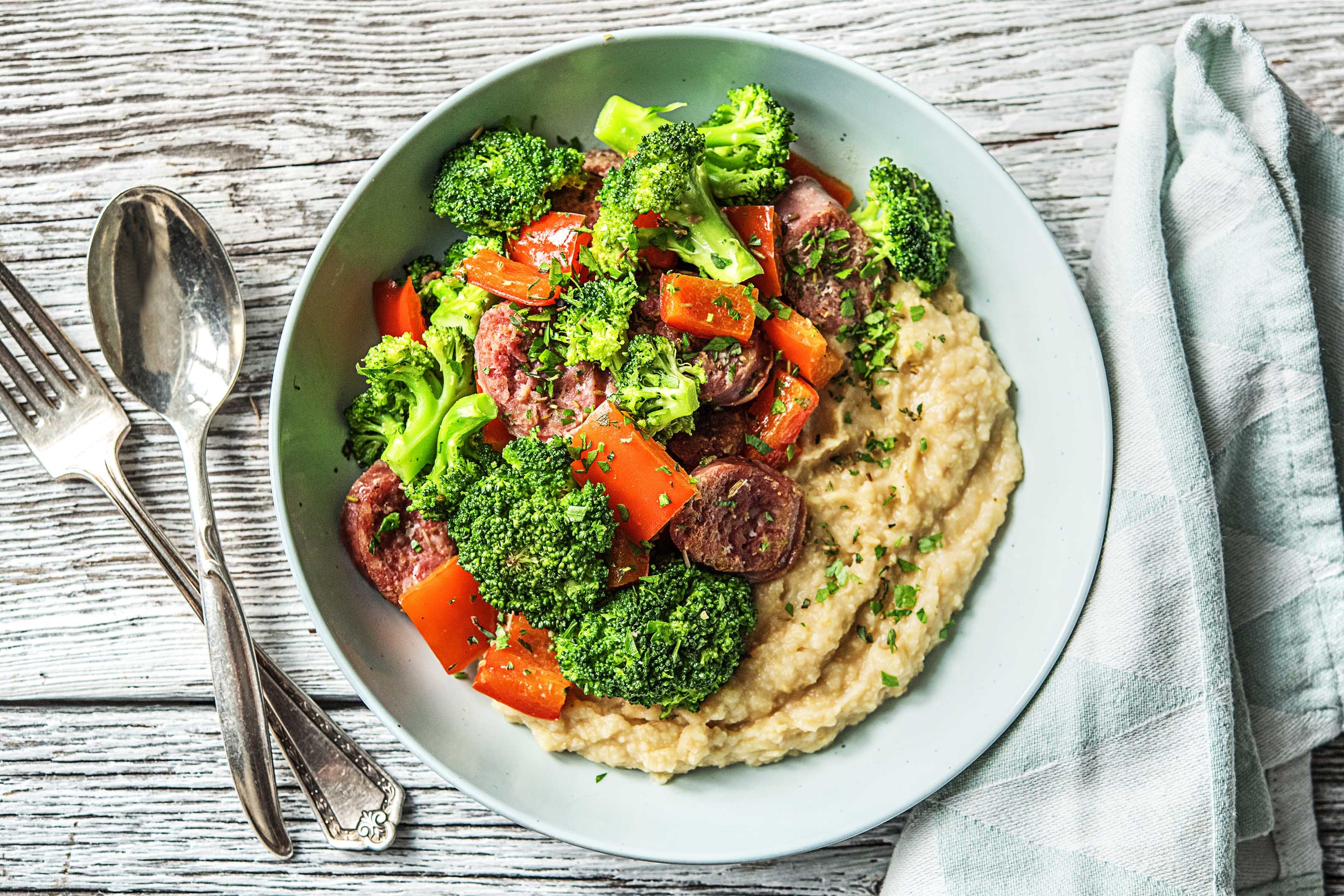 Knackige Salsiccia-Gemüse-Pfanne