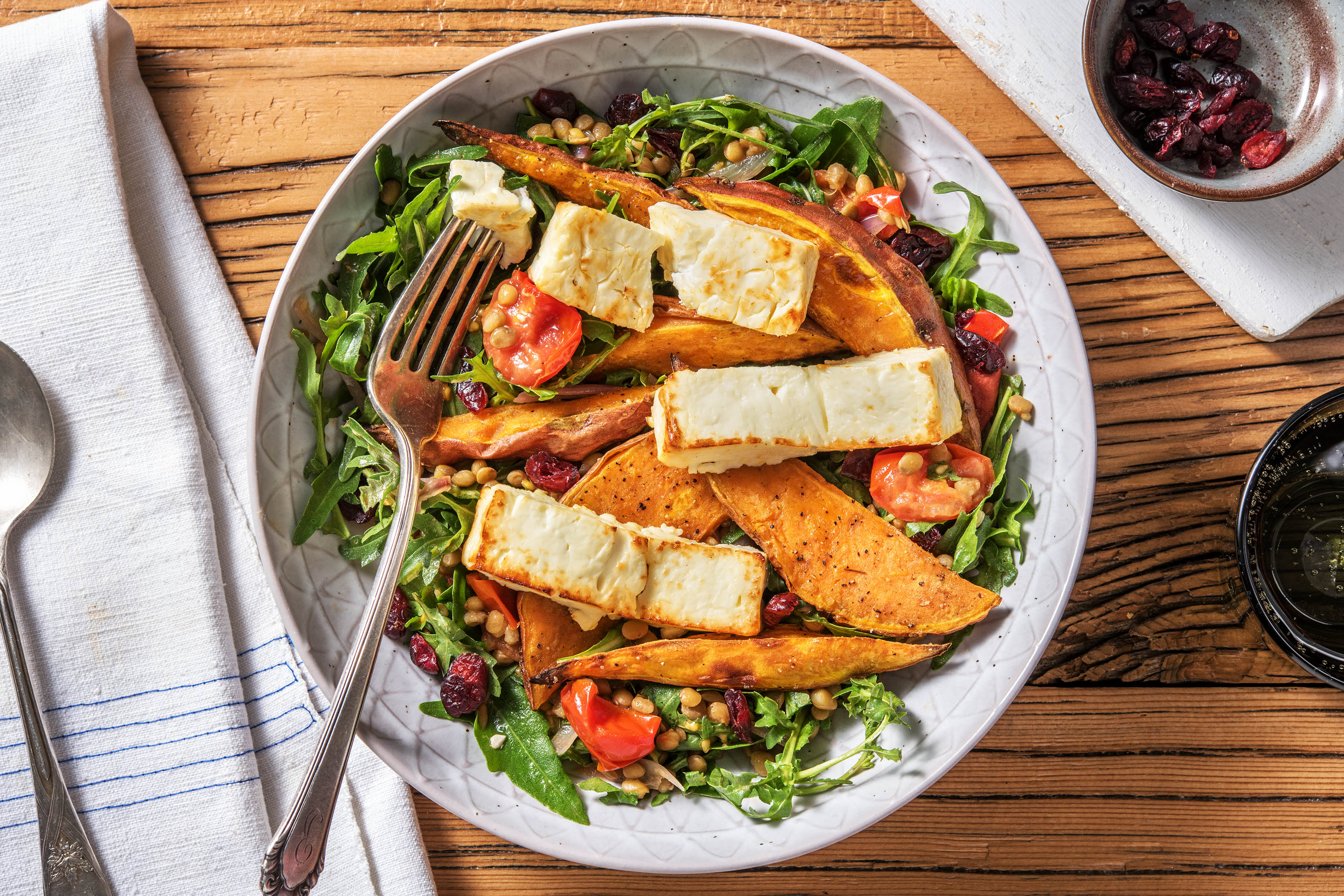 Mit Honig gebackener Hirtenkäse