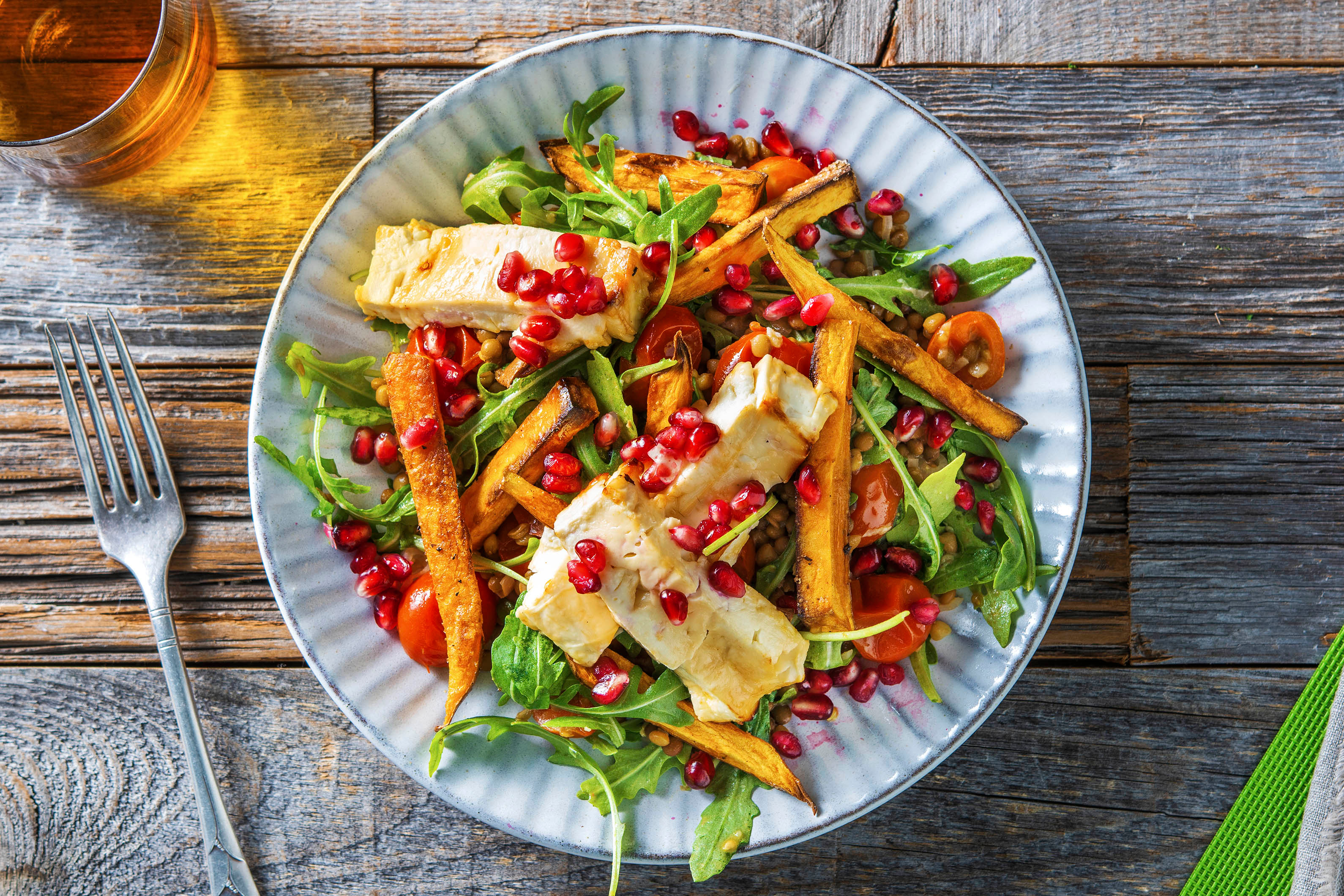 Geschmolzener Hirtenkäse