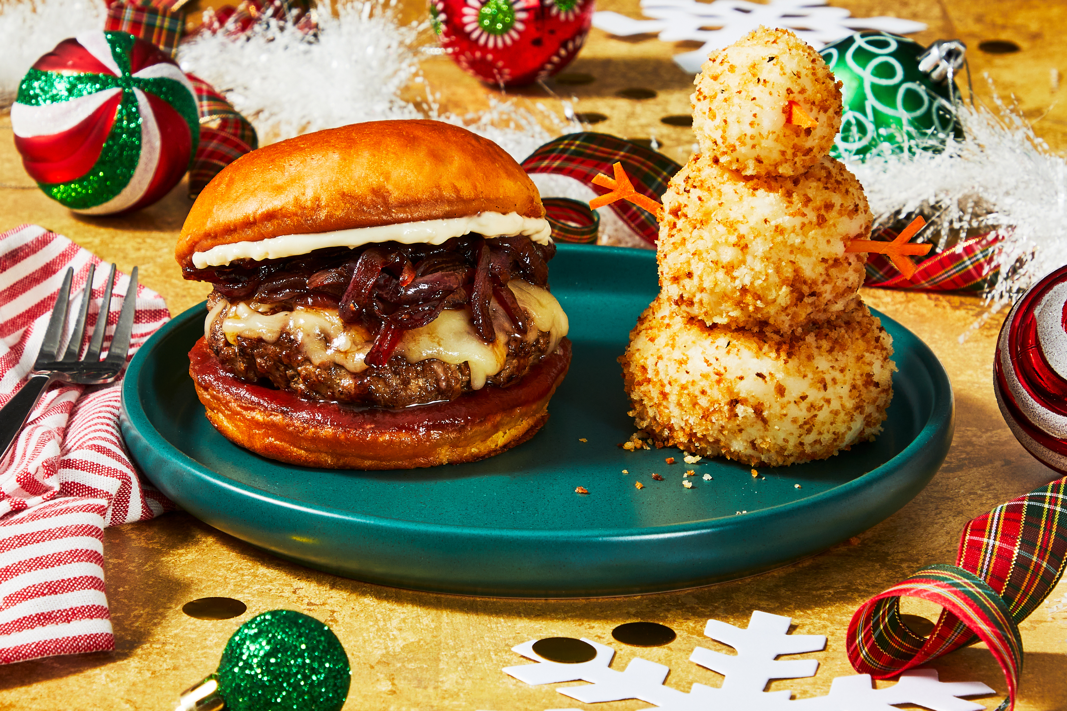 Gimbels' Santa Cheeseburgers