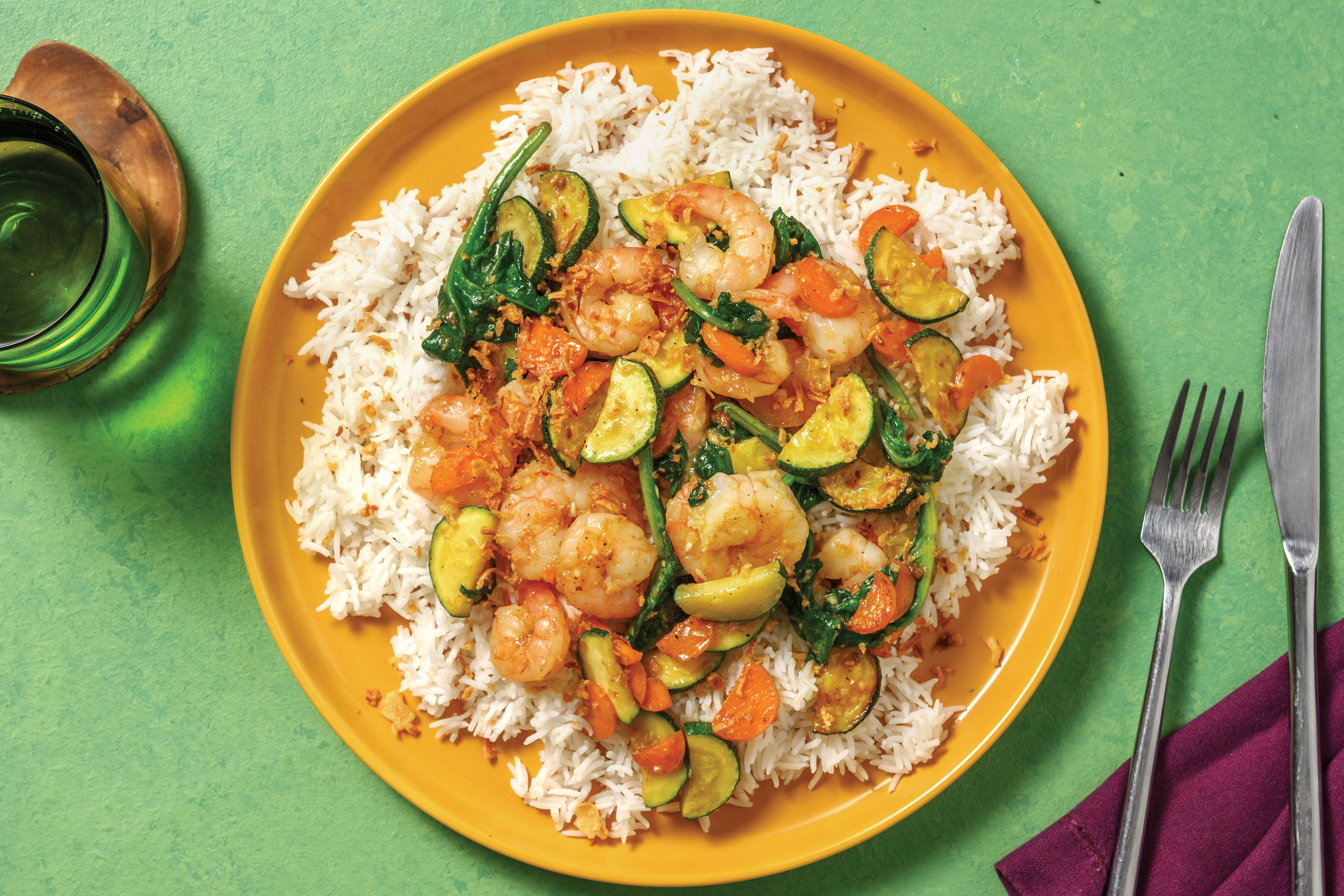 Ginger & Lemongrass Prawns