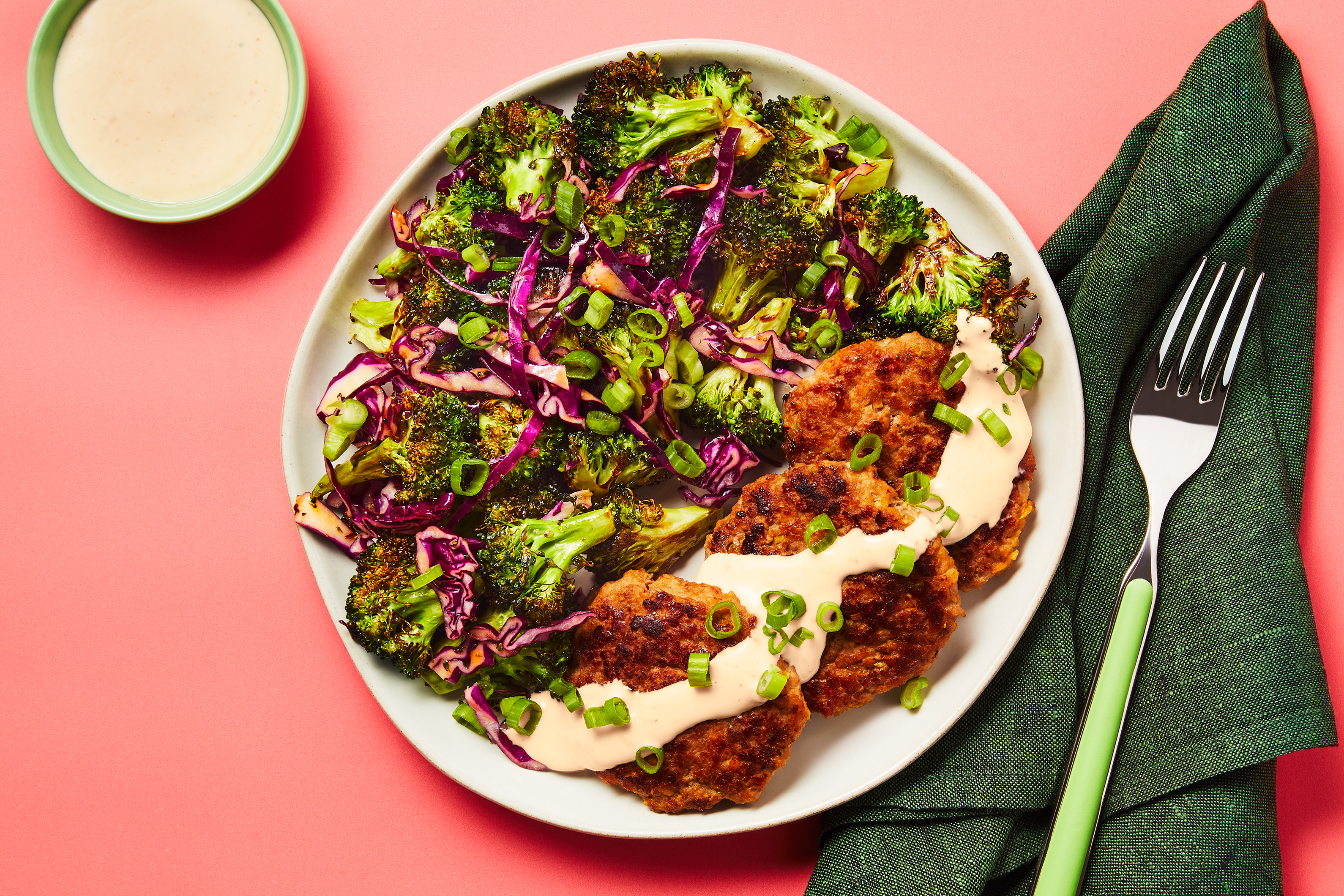 Ginger-Ponzu Beef Patties