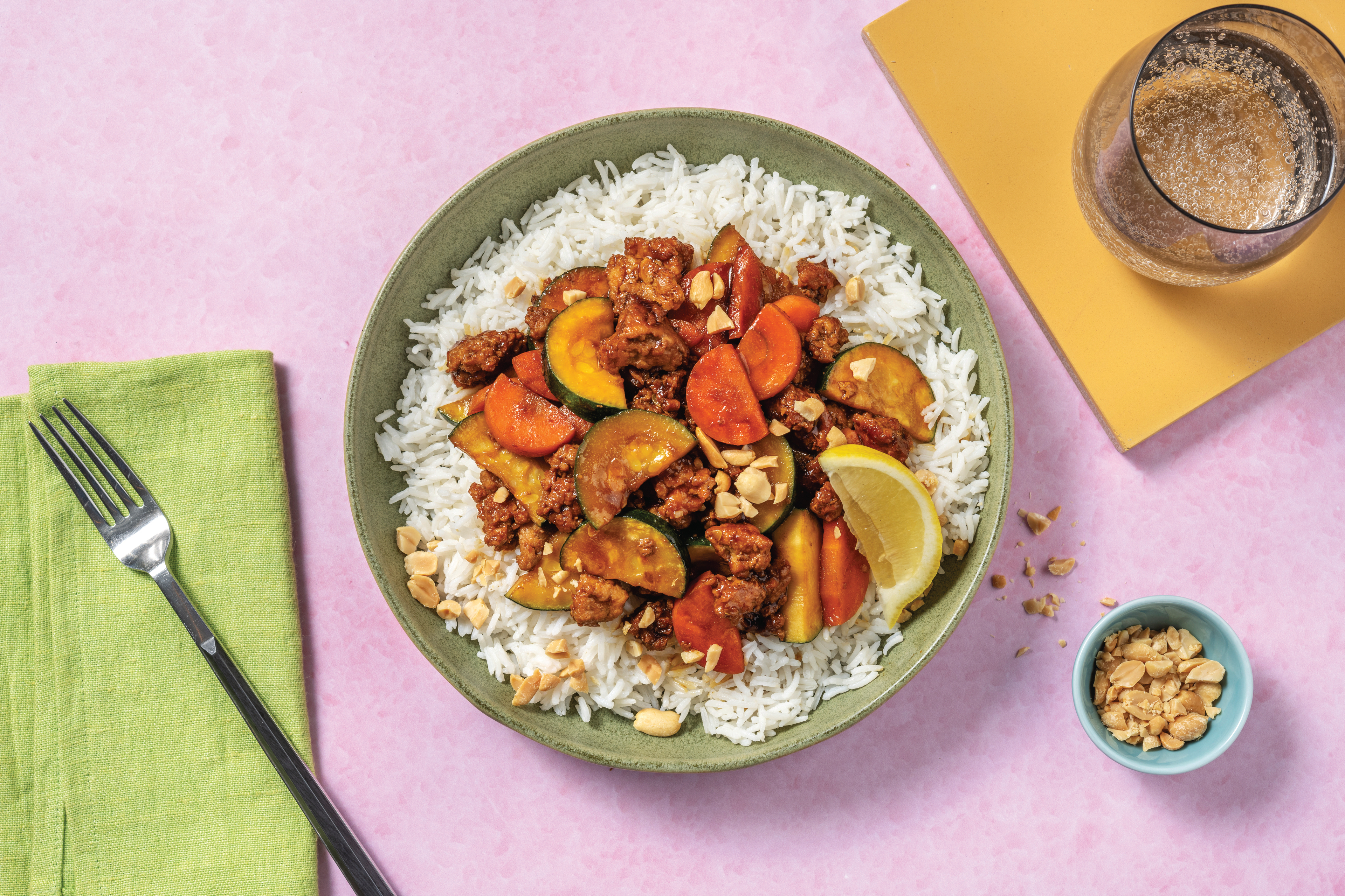 Ginger Pork & Veggie Stir-Fry