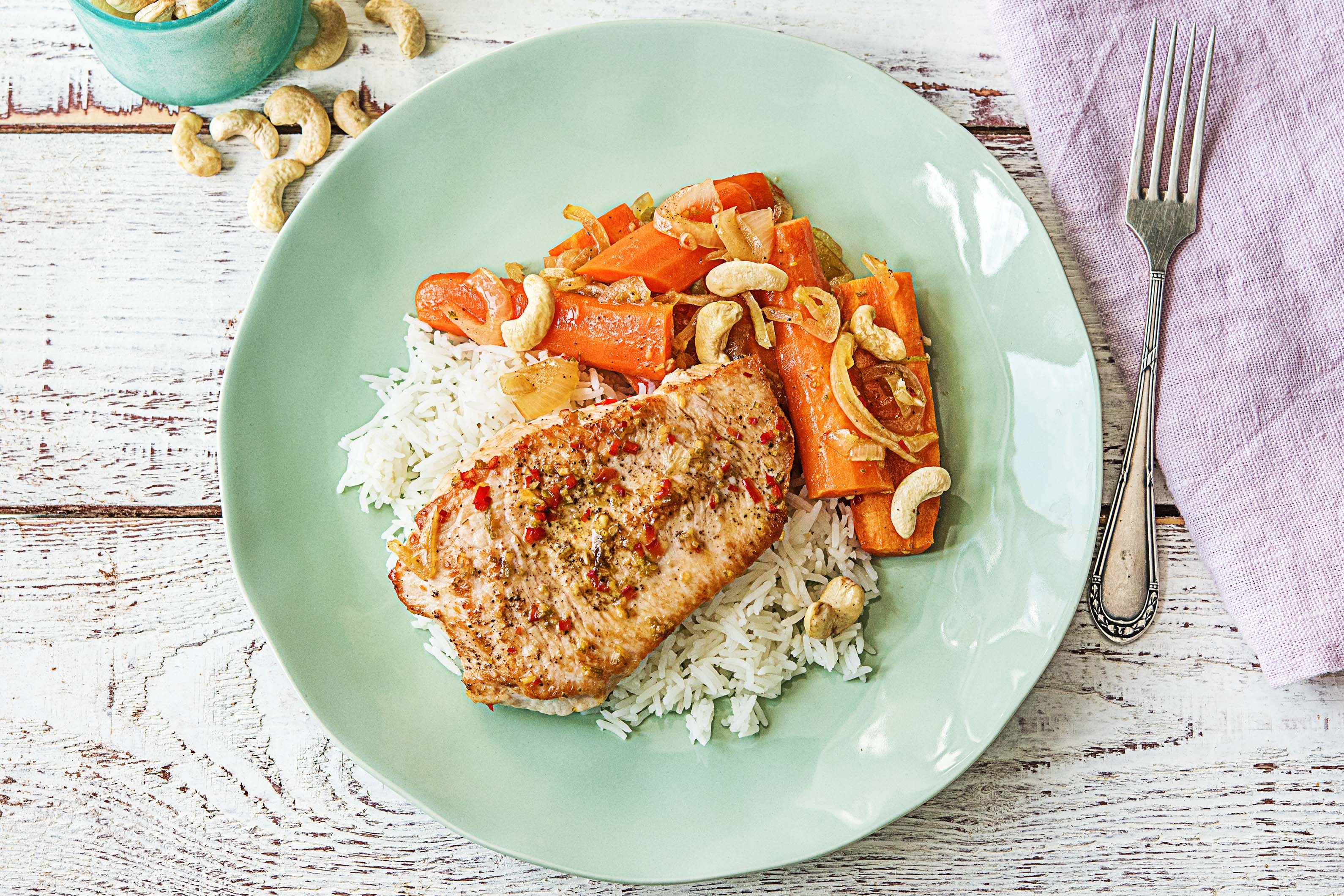 Glasierte Putenbrust