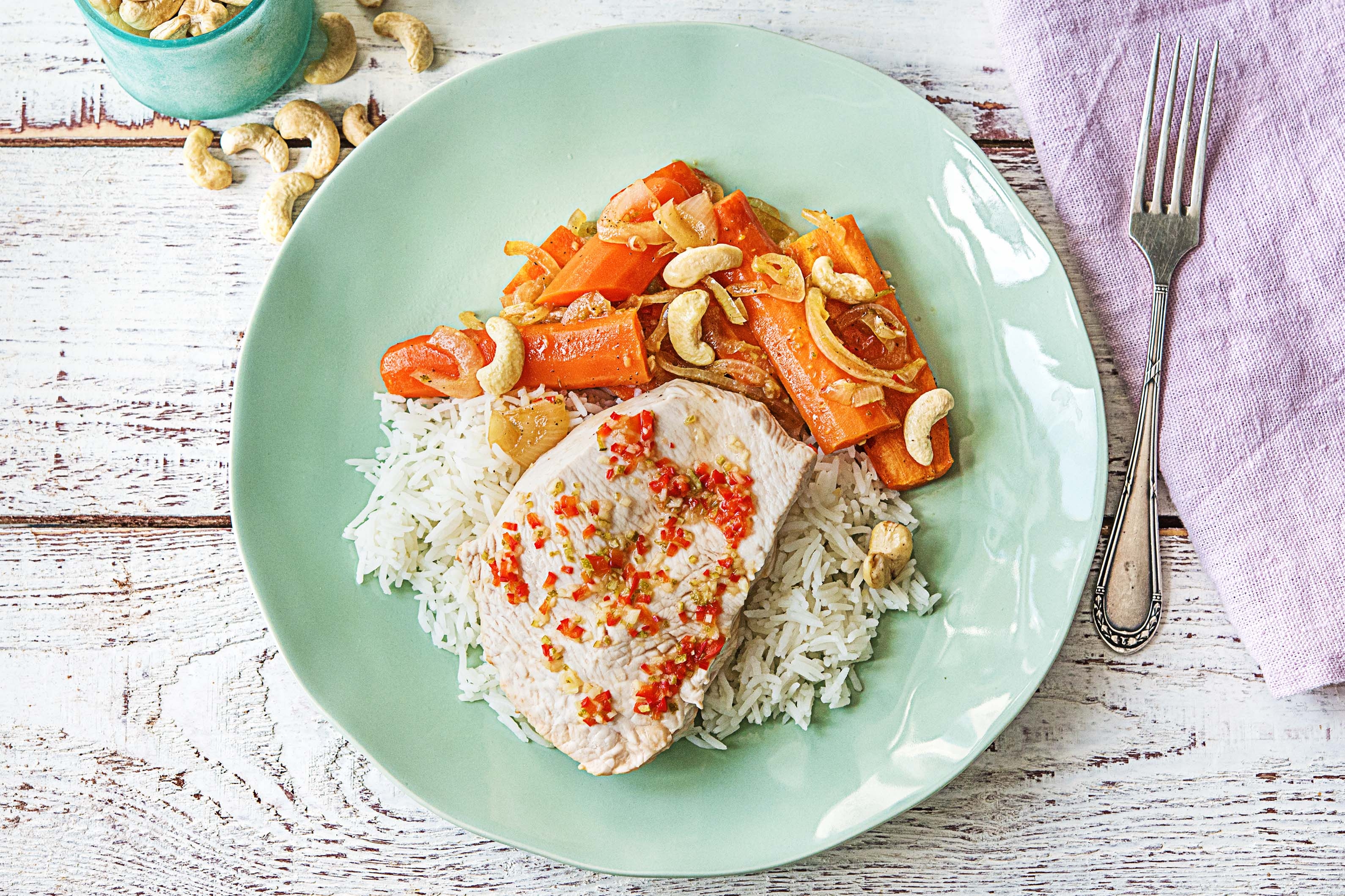 Glasierte Putenbrust