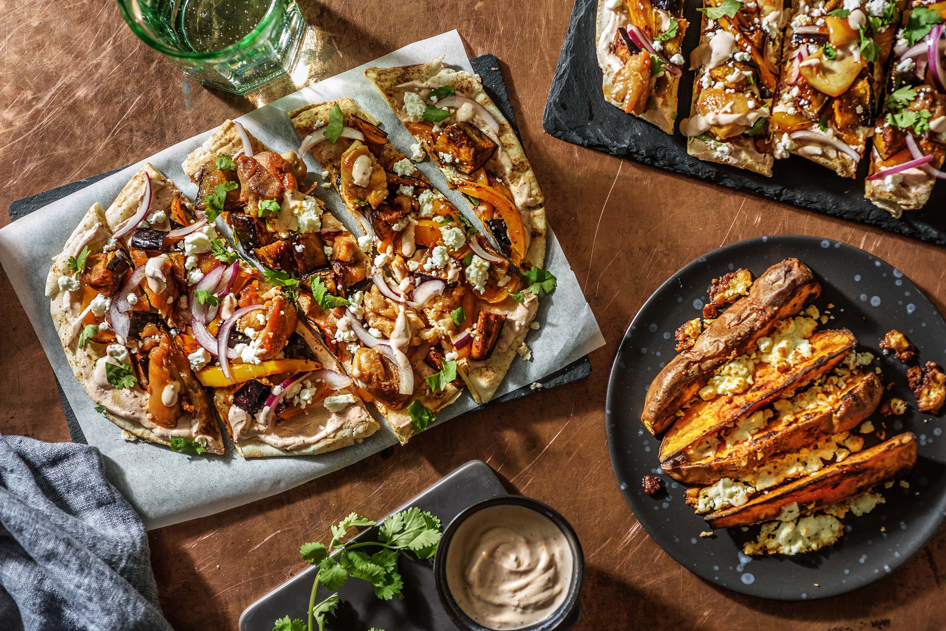 Honey Glazed Chicken Flatbreads