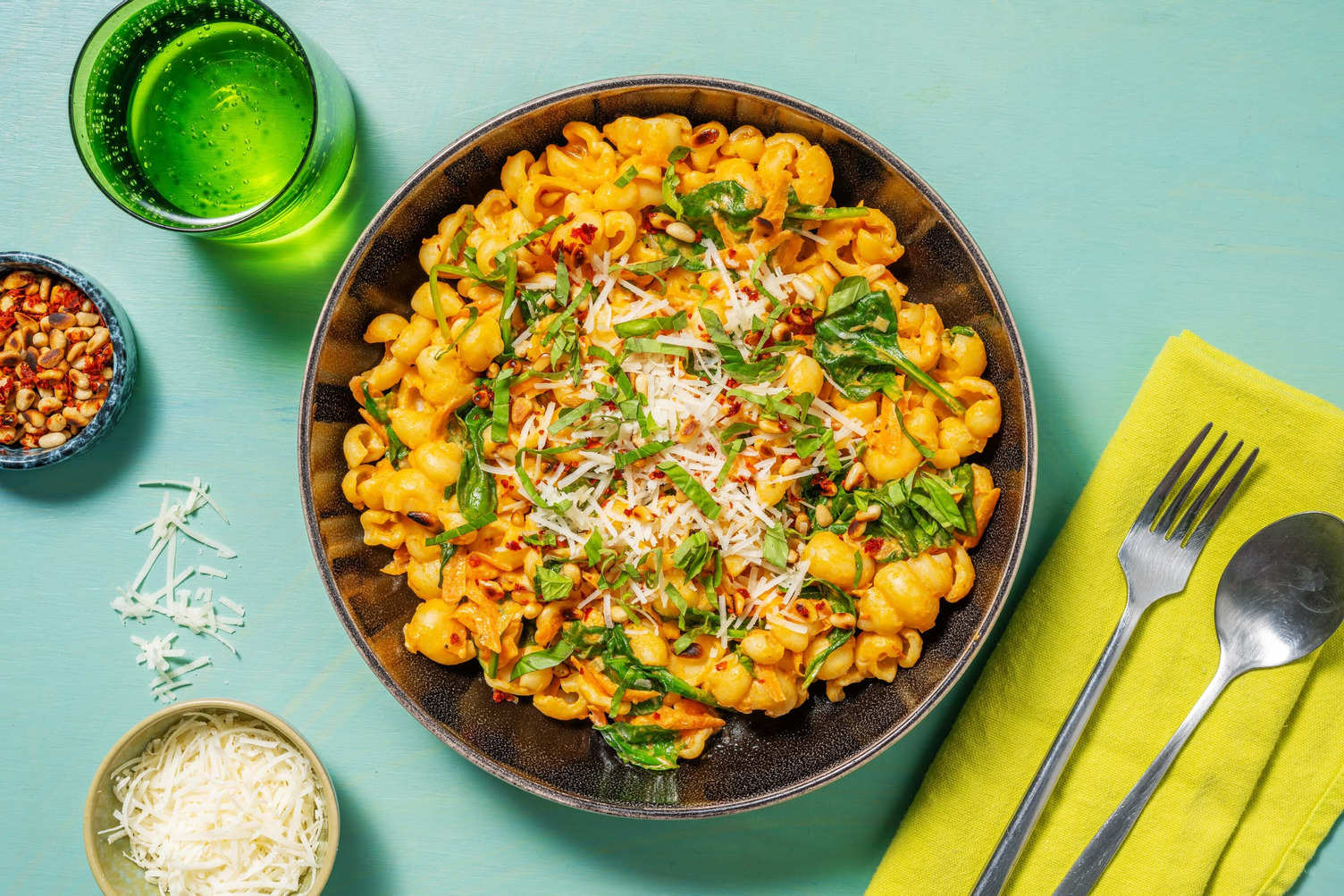 Gnocchetti in Gemüse-Frischkäse-Sauce 