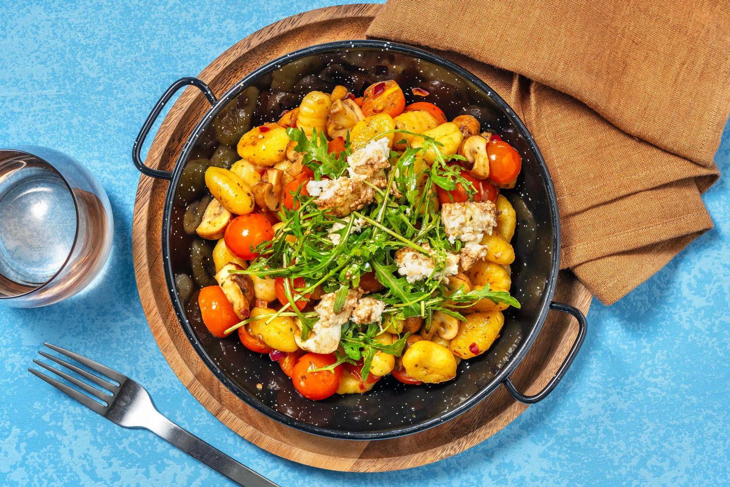 Gnocchi in Balsamico-Kräuterbutter-Soße