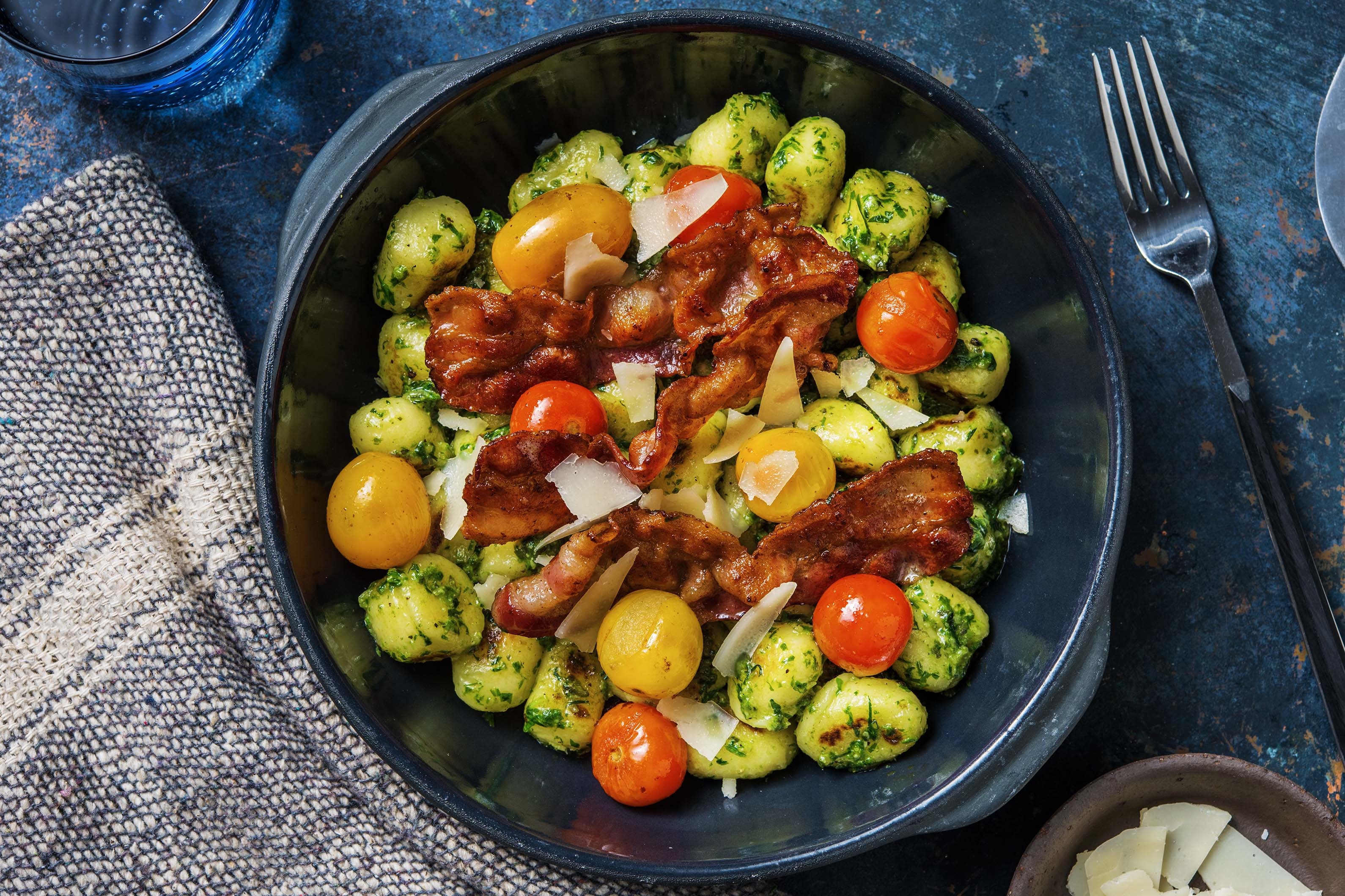 Gnocchi mit Bärlauch-Kürbiskern-Pesto