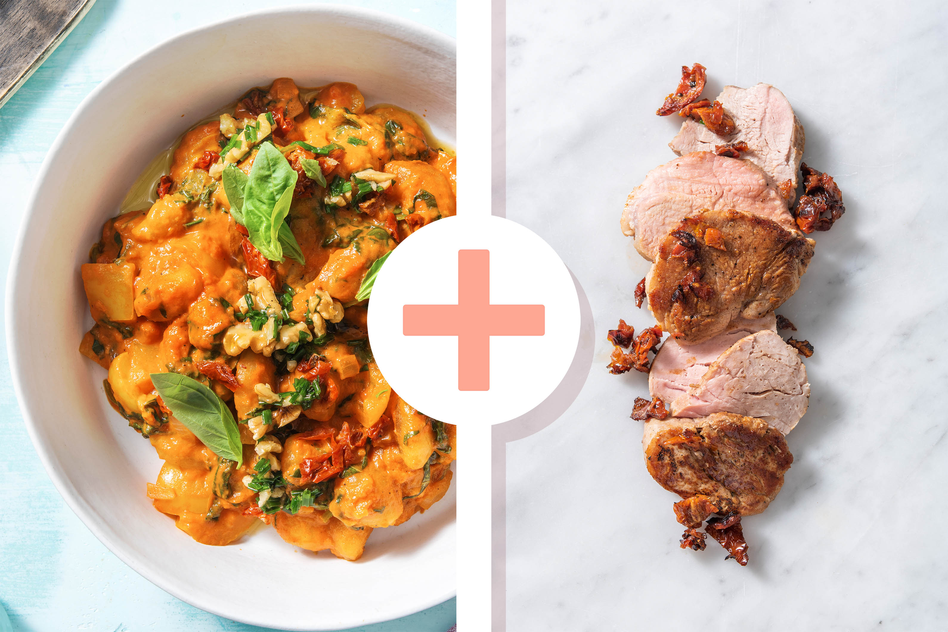 Gnocchi mit extra Schweinefilet