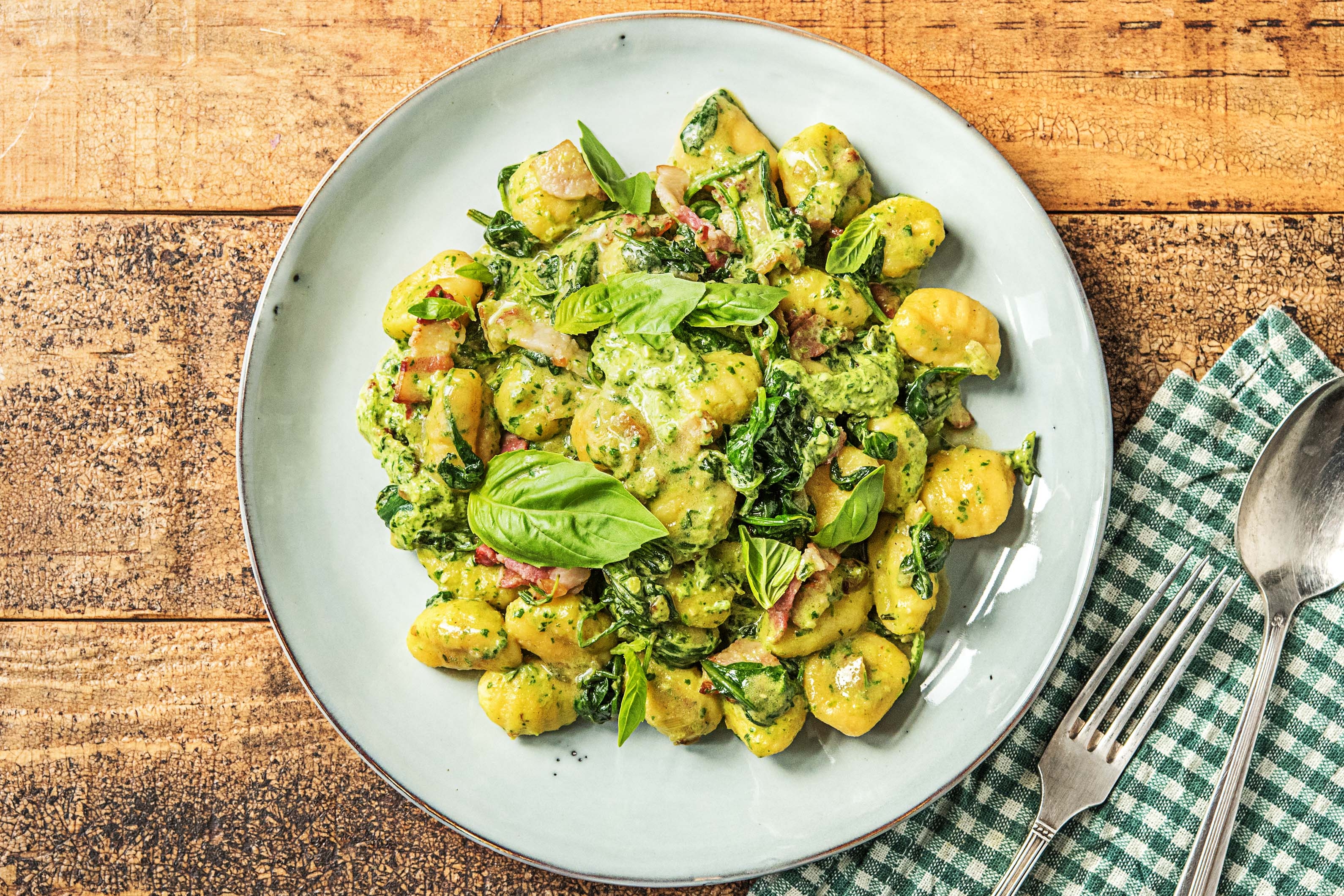 Gnocchipfanne mit Bacon,