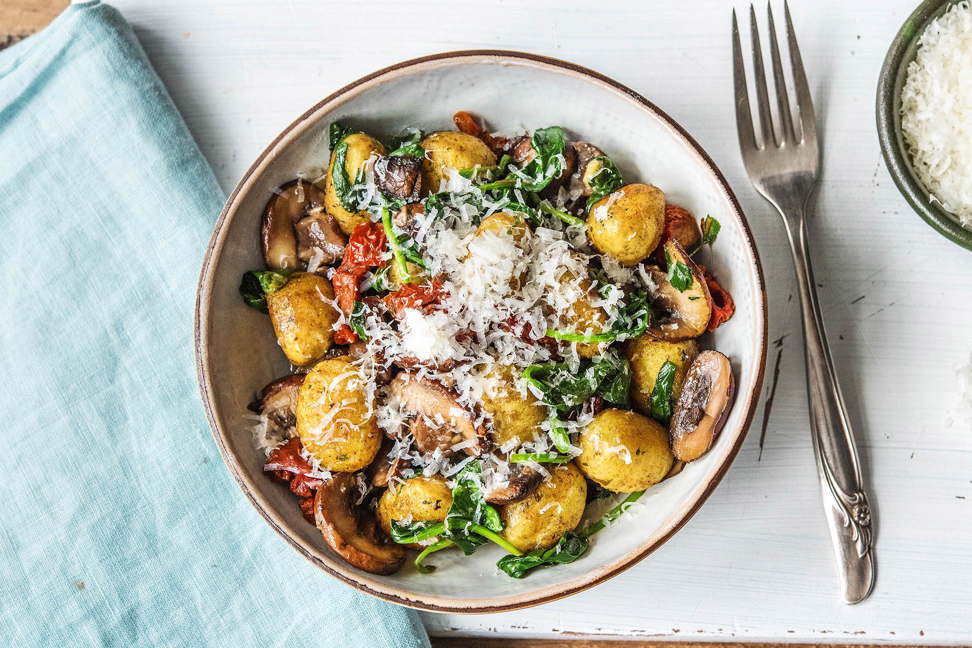 Gnocchi-Spinat-Pfanne