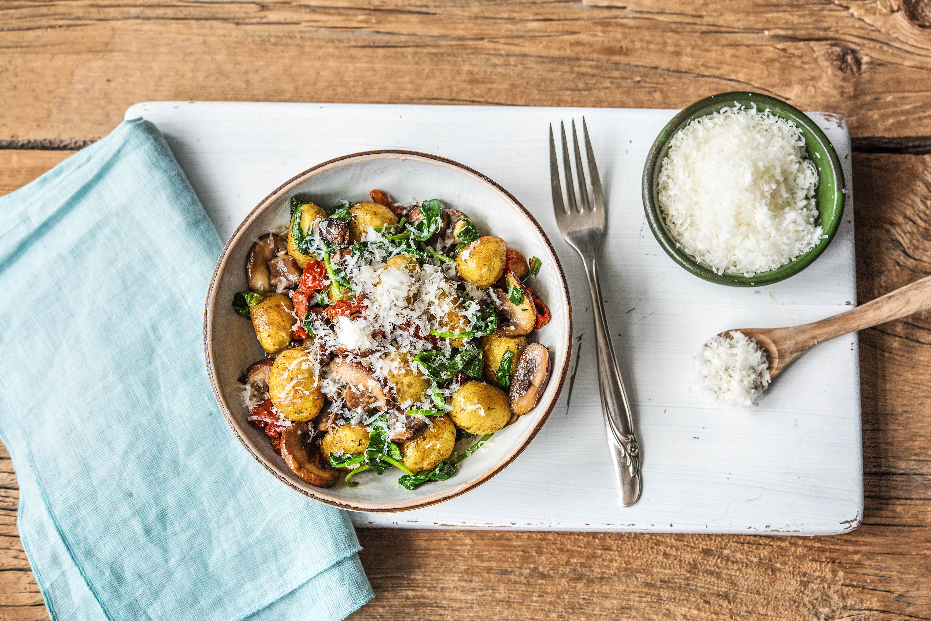 Gnocchi-Spinat-Pfanne