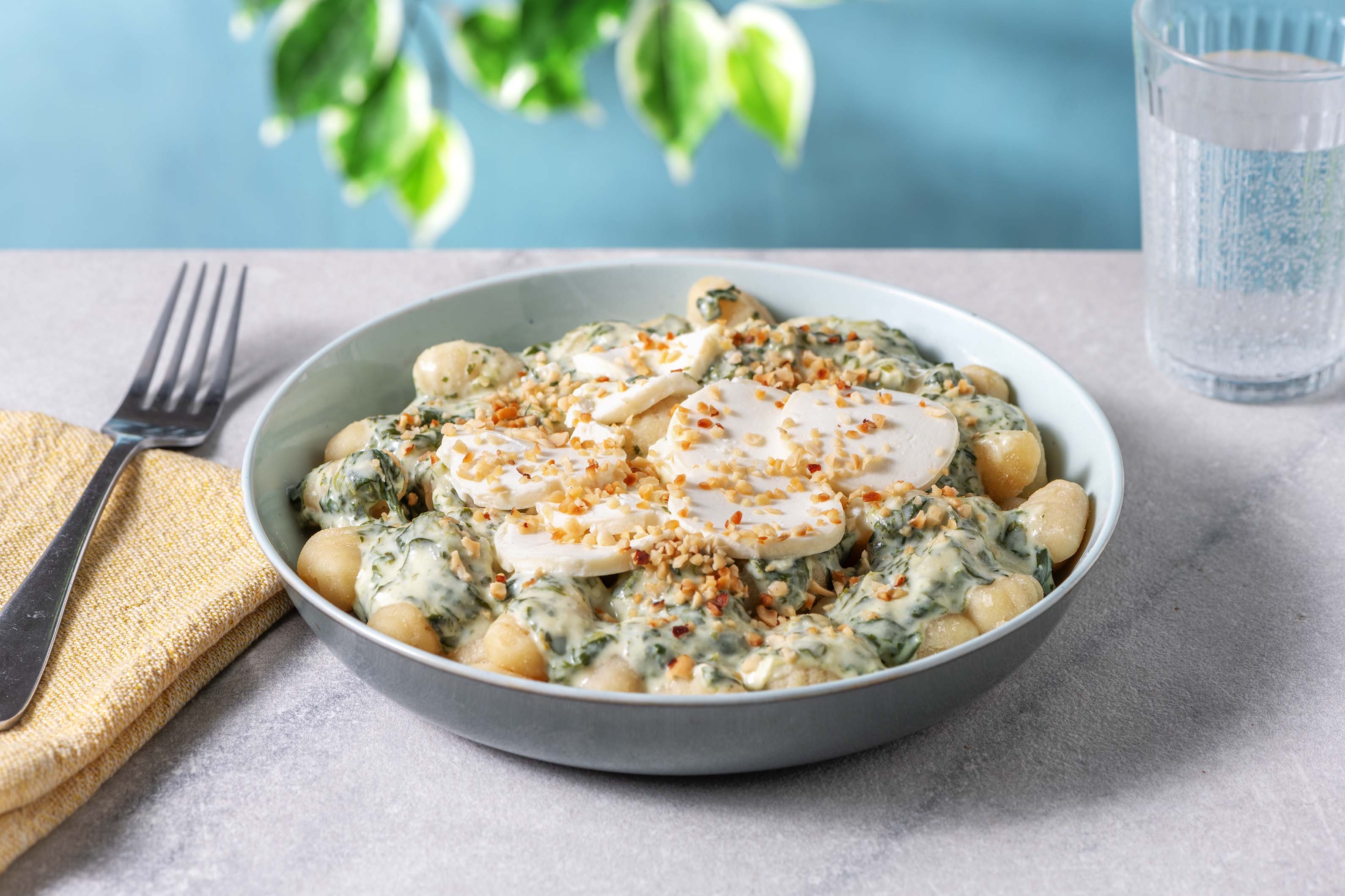 Gnocchi à la crème de chèvre