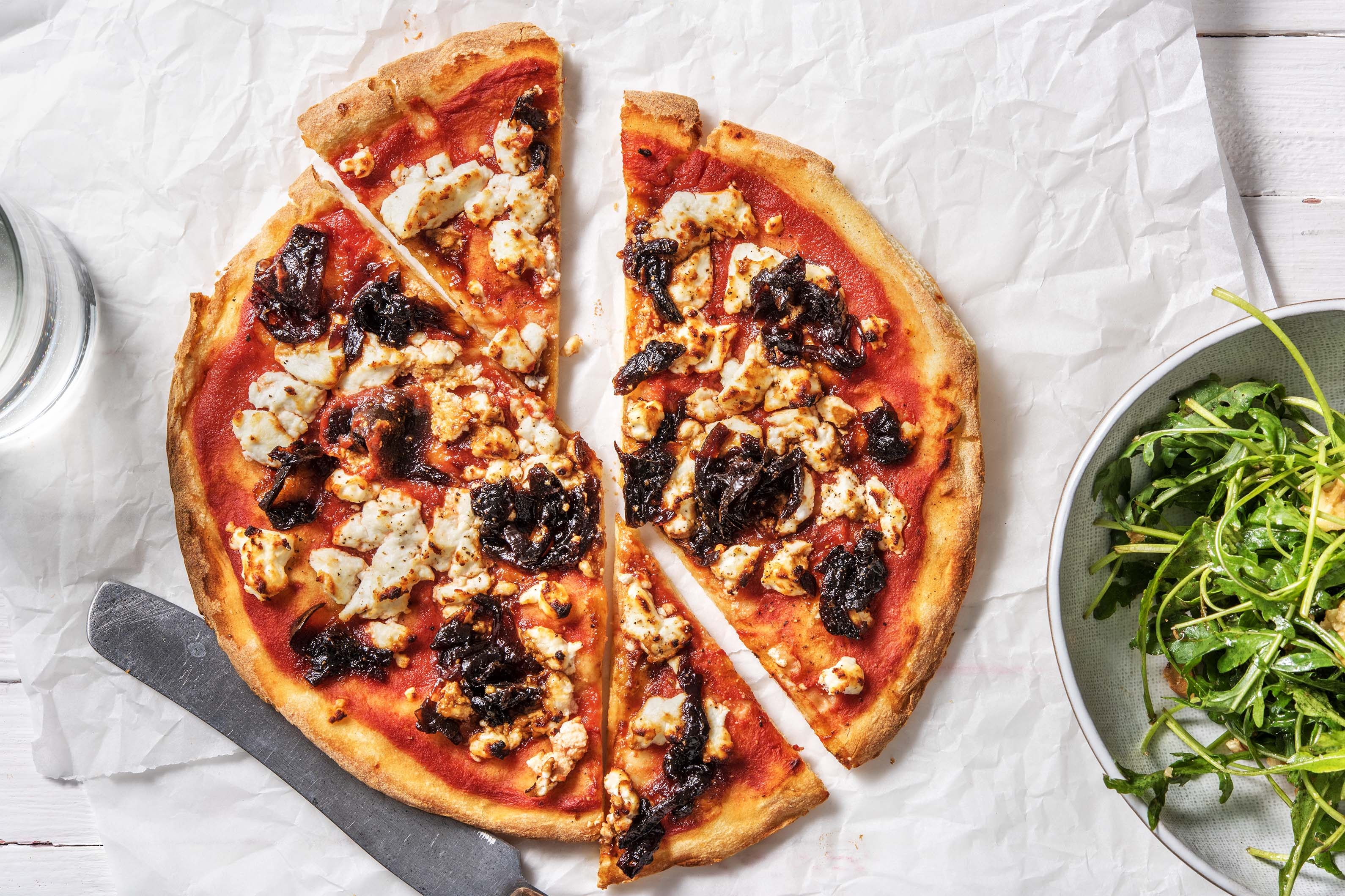Goat's Cheese & Caramelised Onion Pizza