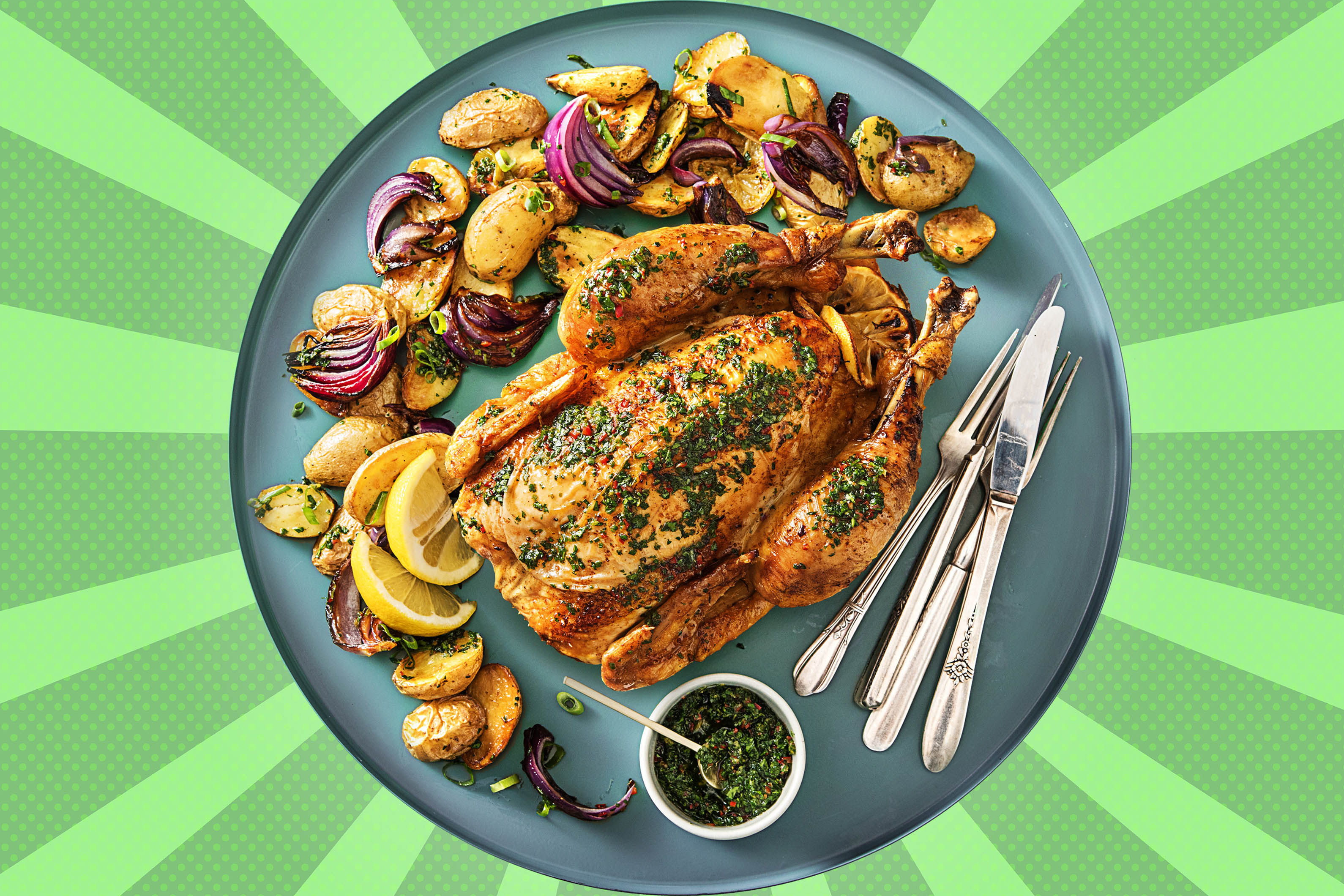 Goldbraun-knuspriges Zitrushähnchen