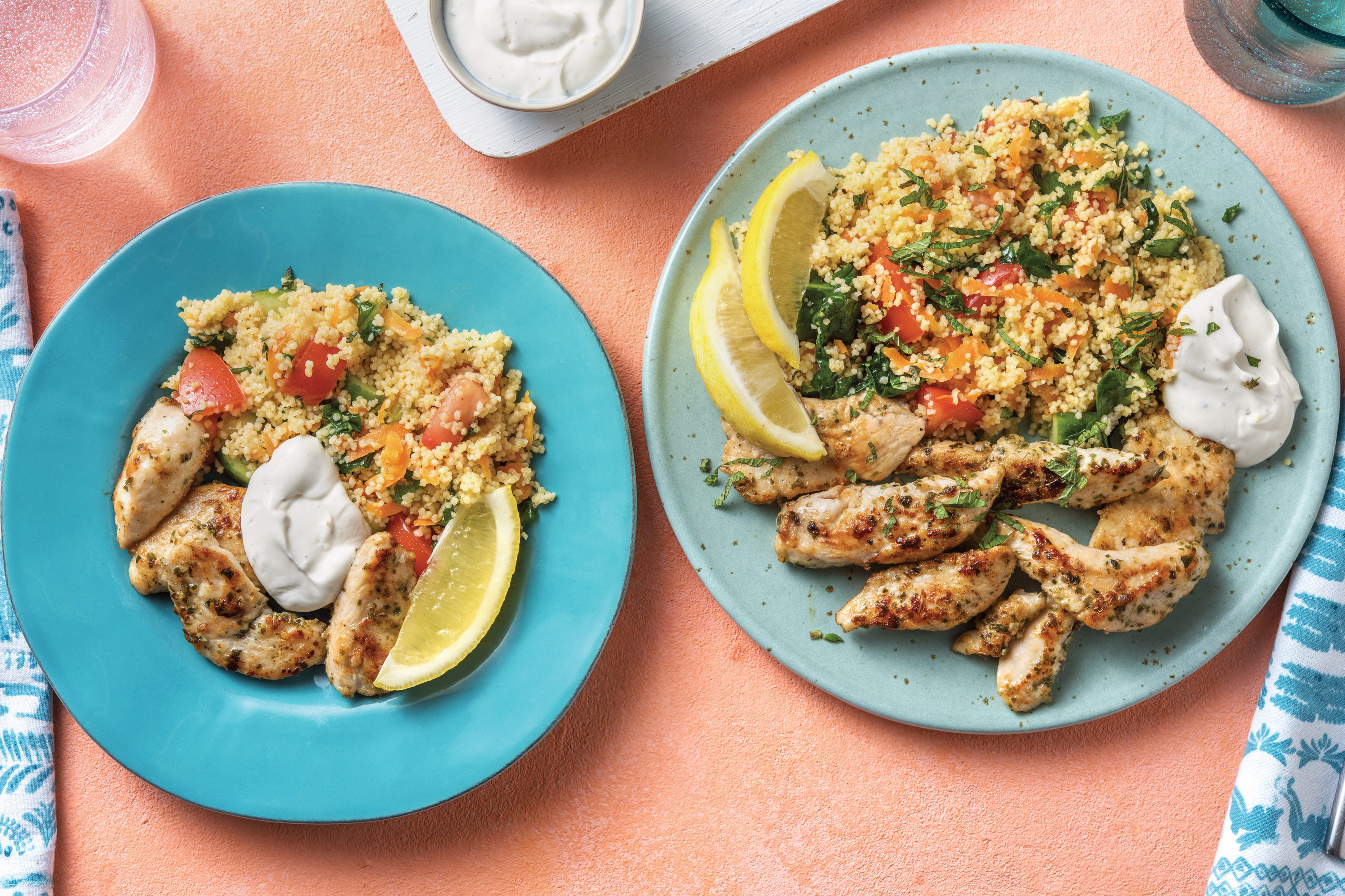 Garlic & Herb Chicken & Veggie Couscous