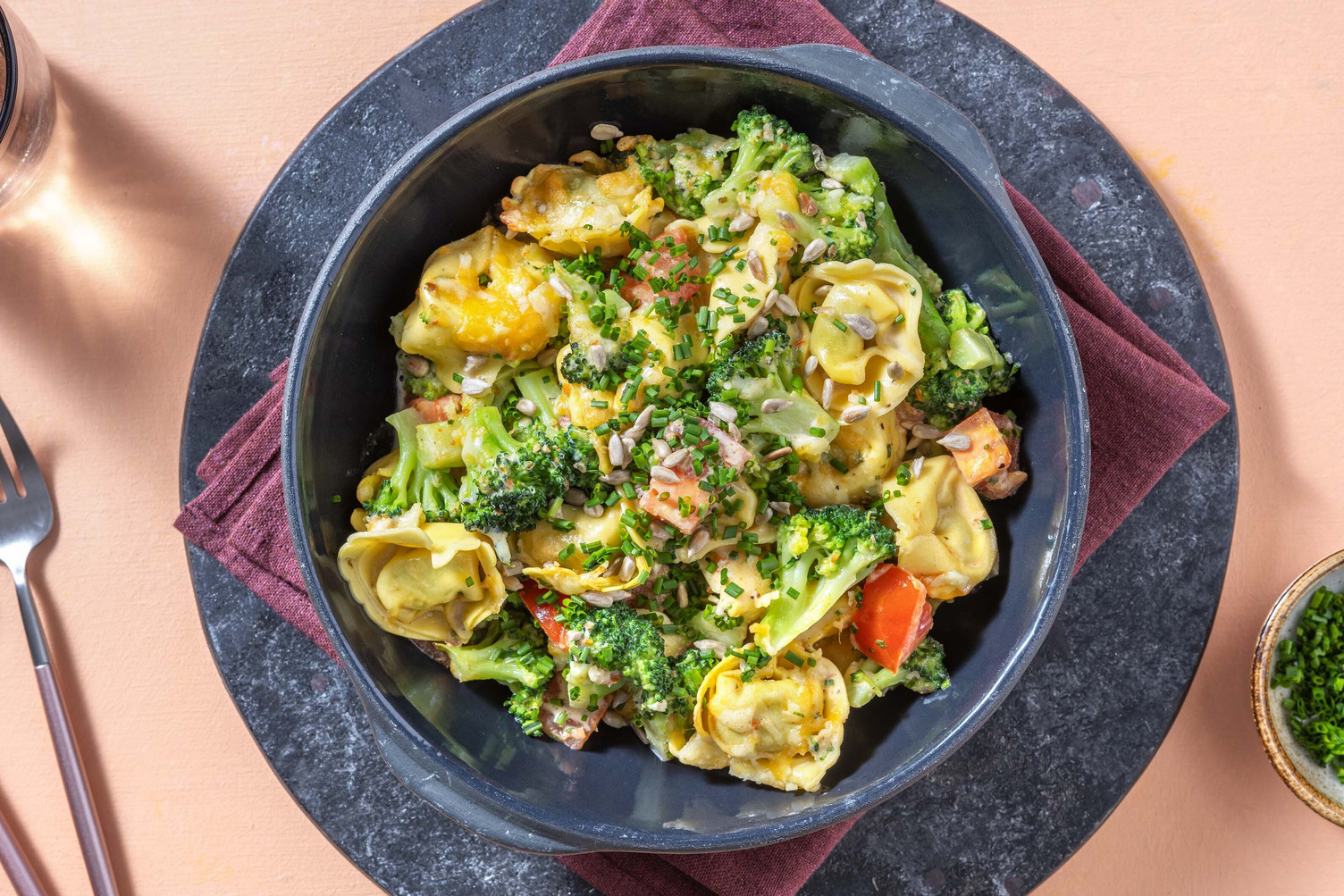 Gratinierter Tortellini-Auflauf