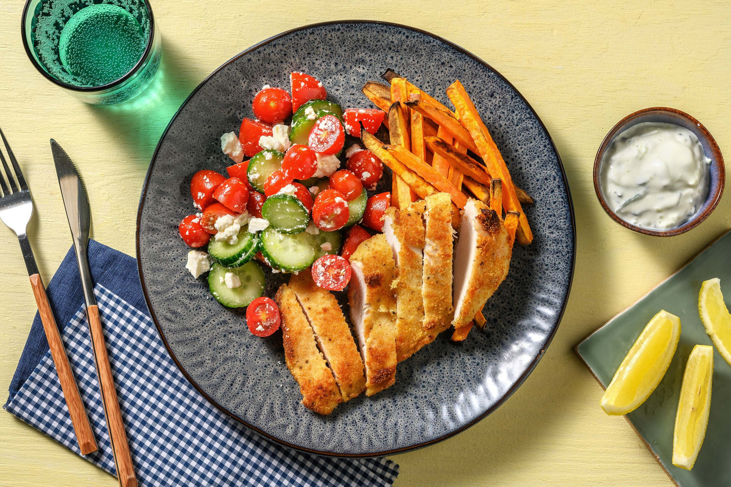 Greek Breaded Chicken
