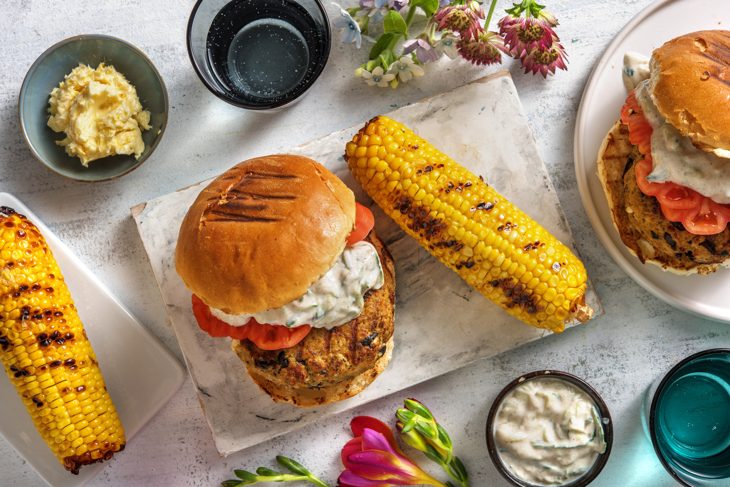 Greek Turkey Burgers