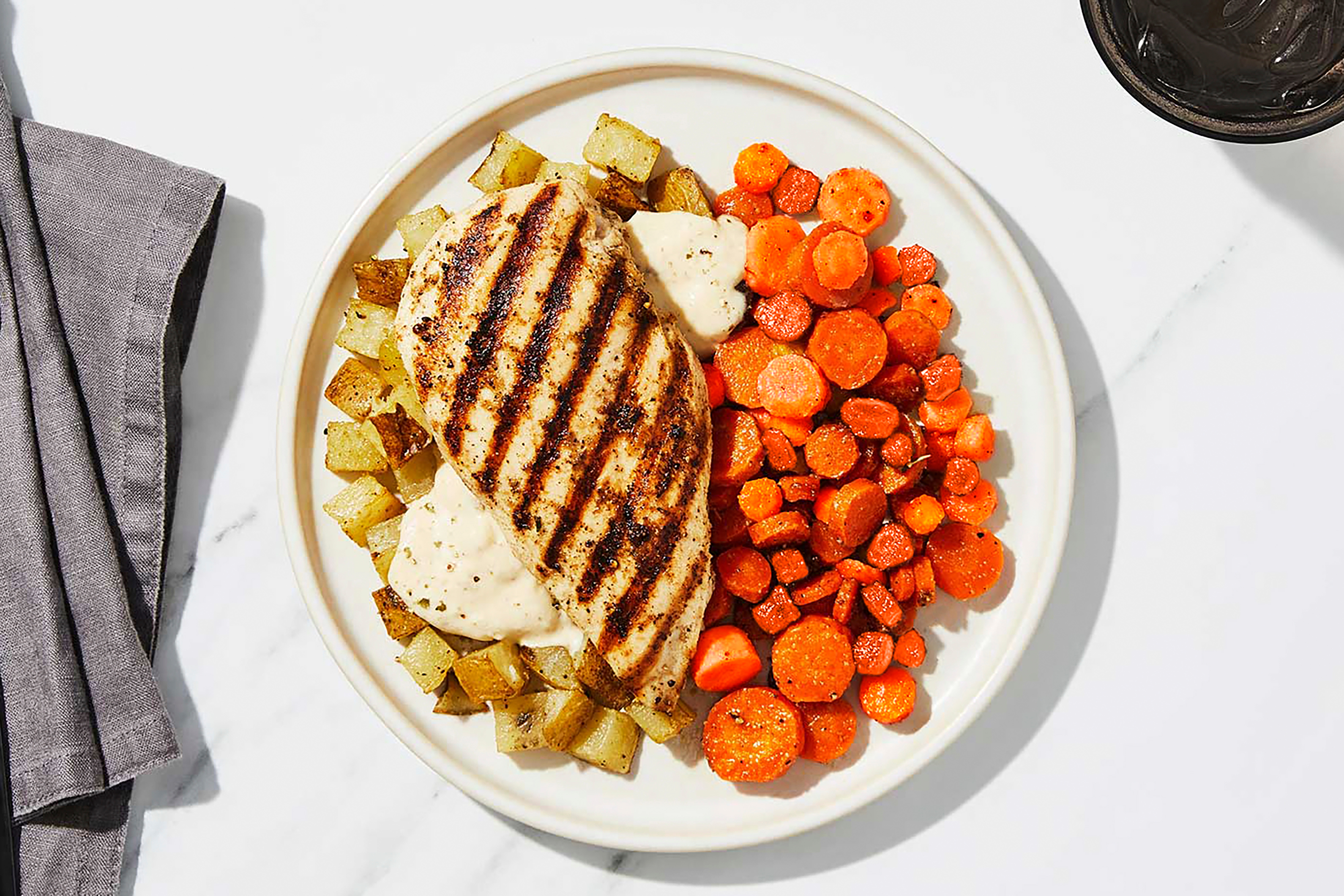 Green Peppercorn Grilled Chicken