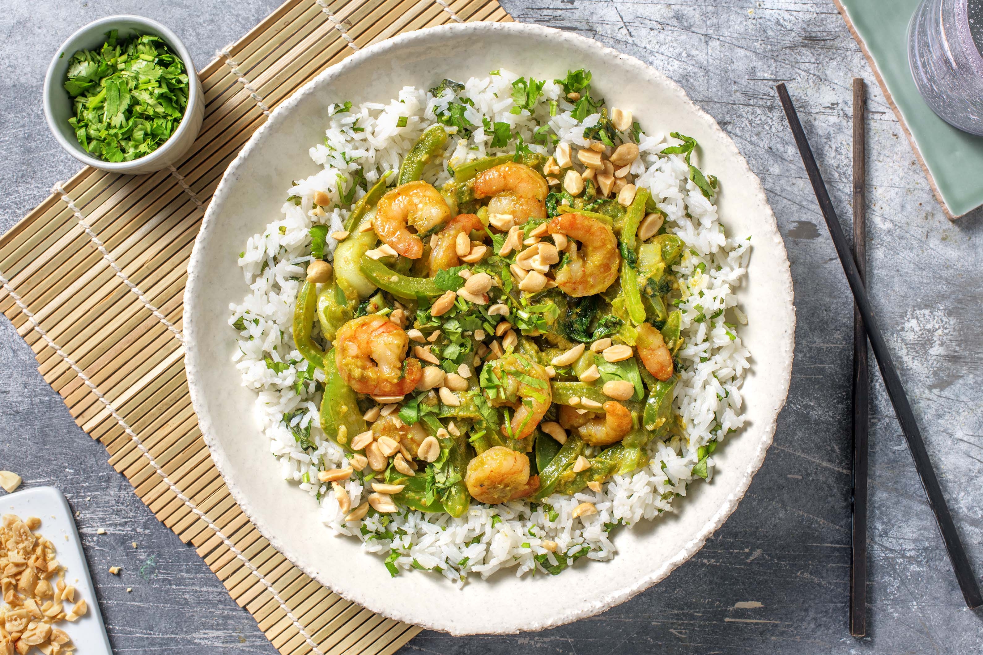 Green Thai Prawn Stir Fry