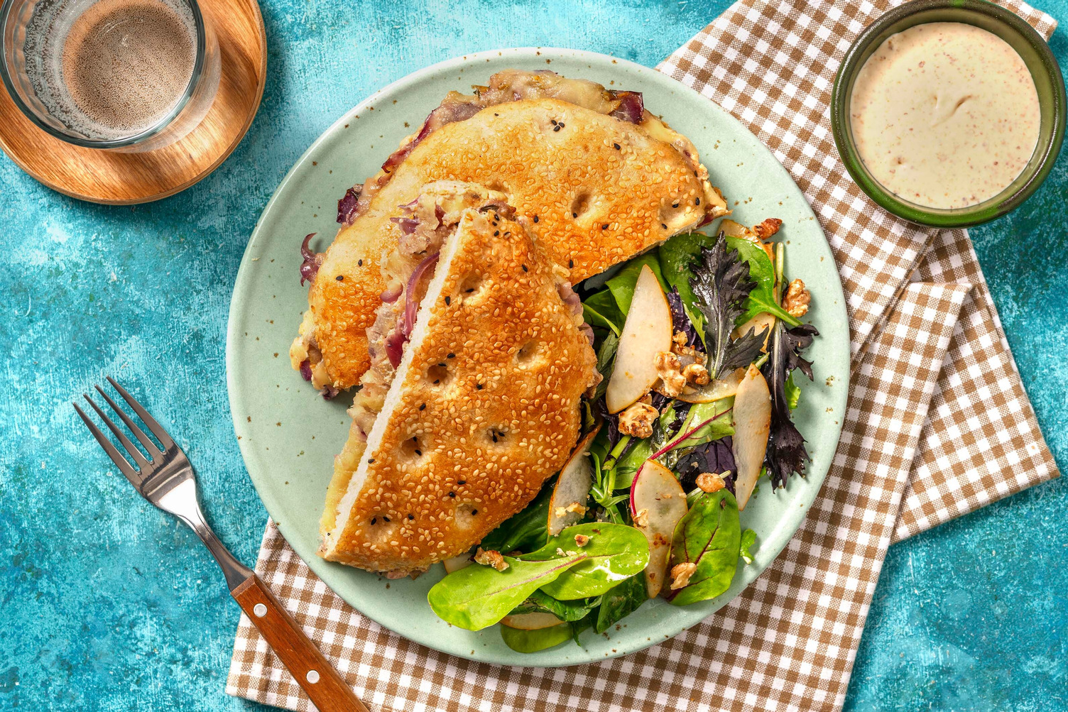 Grilled Cheese Sandwich mit Ziegenkäse